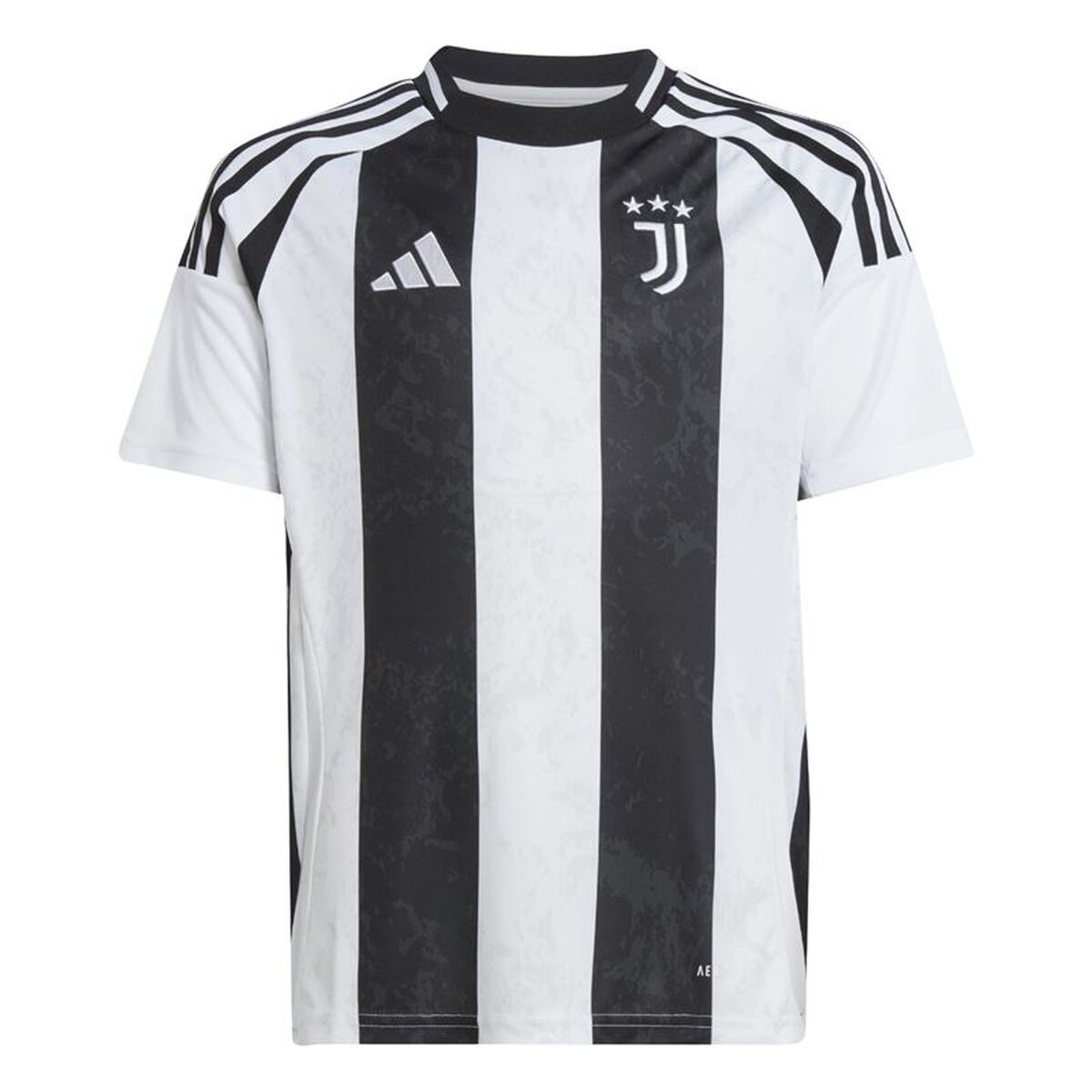 Tricou de Fotbal cu Mânecă Scurtă pentru Copii Adidas Juventus 24/25 Home Negru