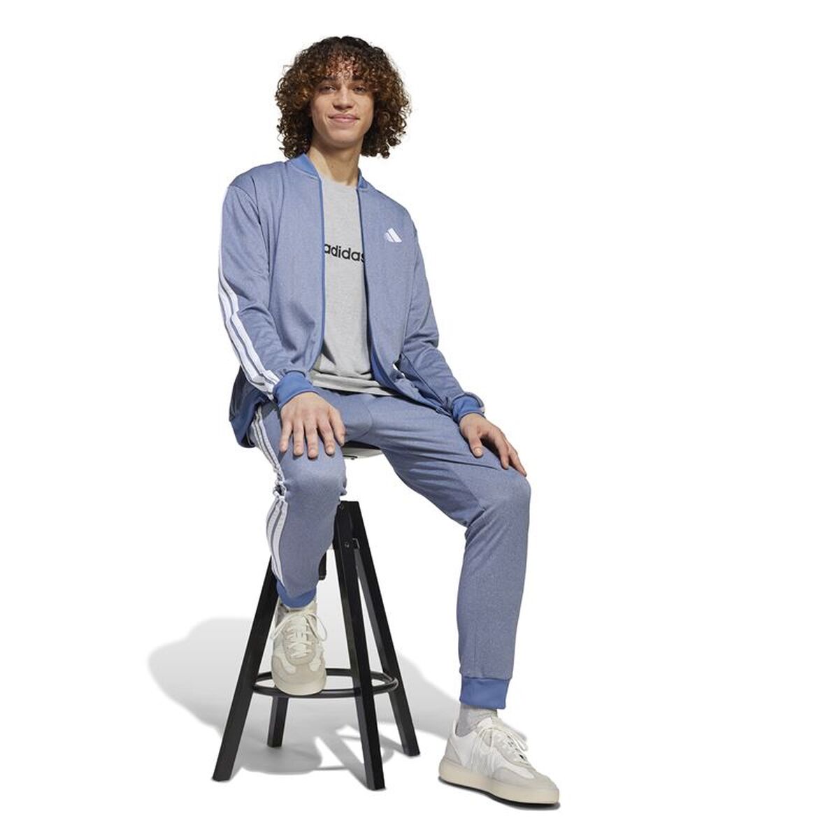 Jachetă Sport de Bărbați Adidas Tr Mel Tt Albastru