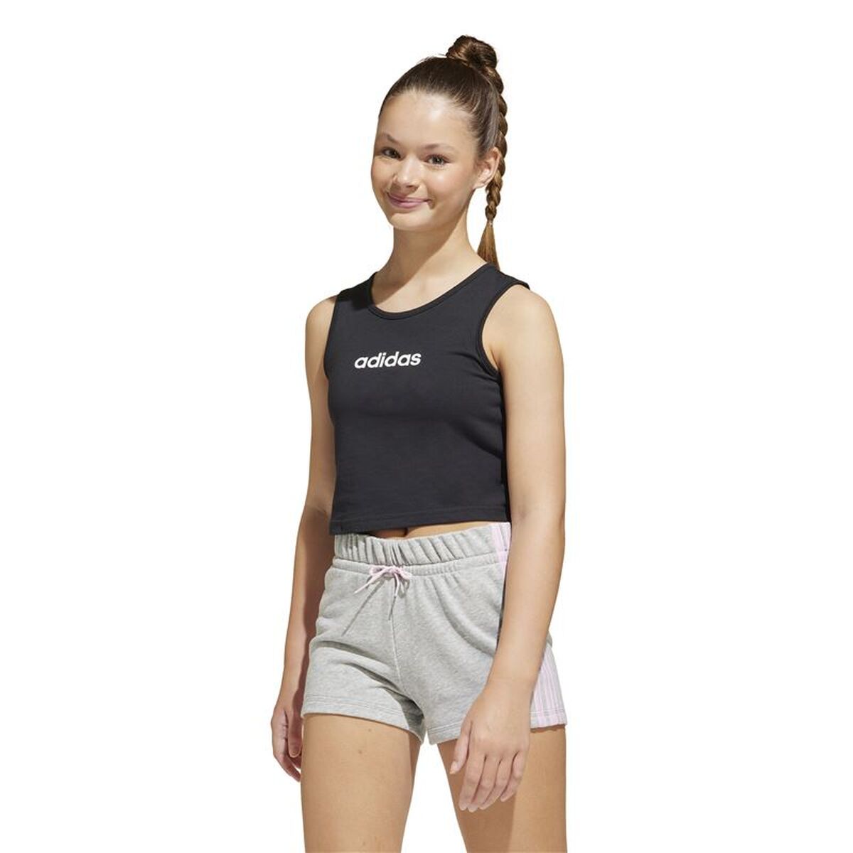 Tricou cu Bretele Copii Adidas Jg Linear Tank