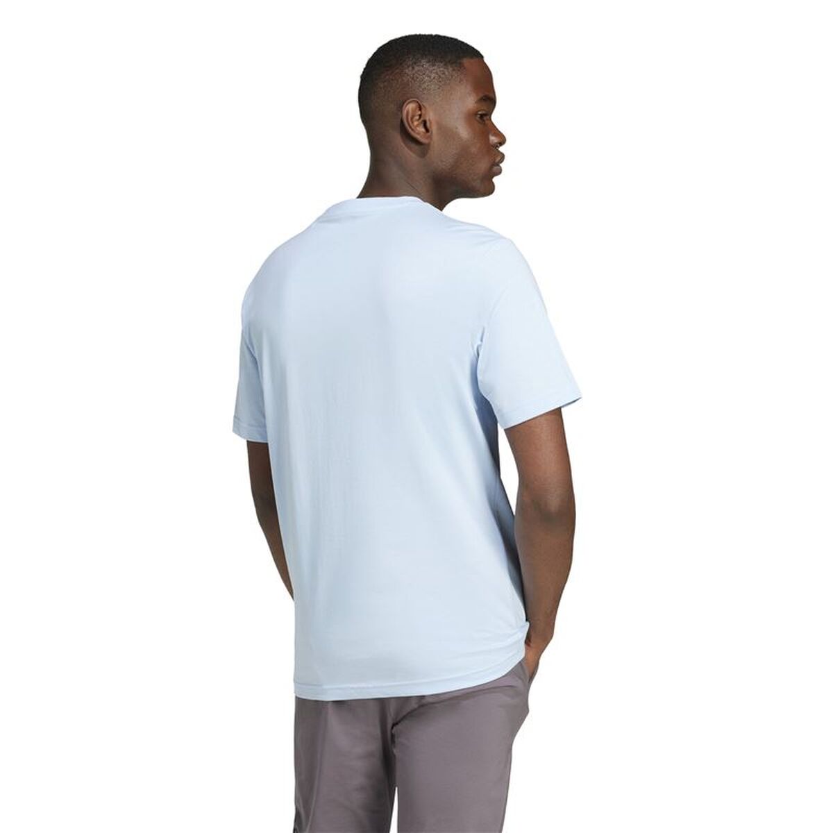 Tricou cu Mânecă Scurtă Bărbați Adidas Ice Albastru deschis