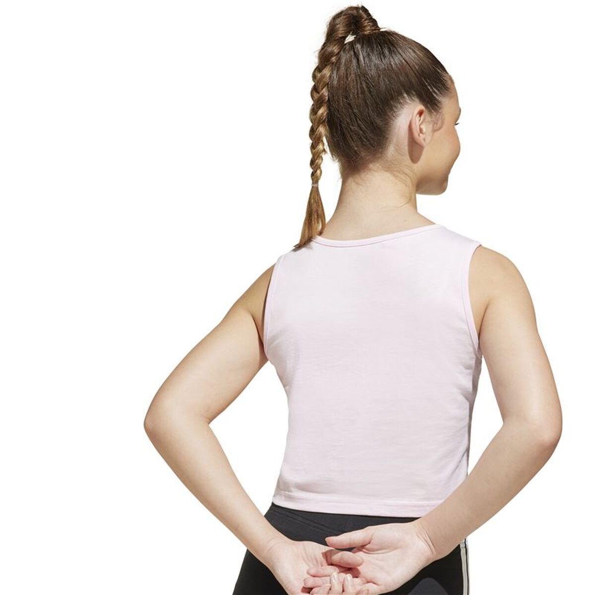 Tricou cu Bretele Copii Adidas Jg Lin Tk 160 Roz