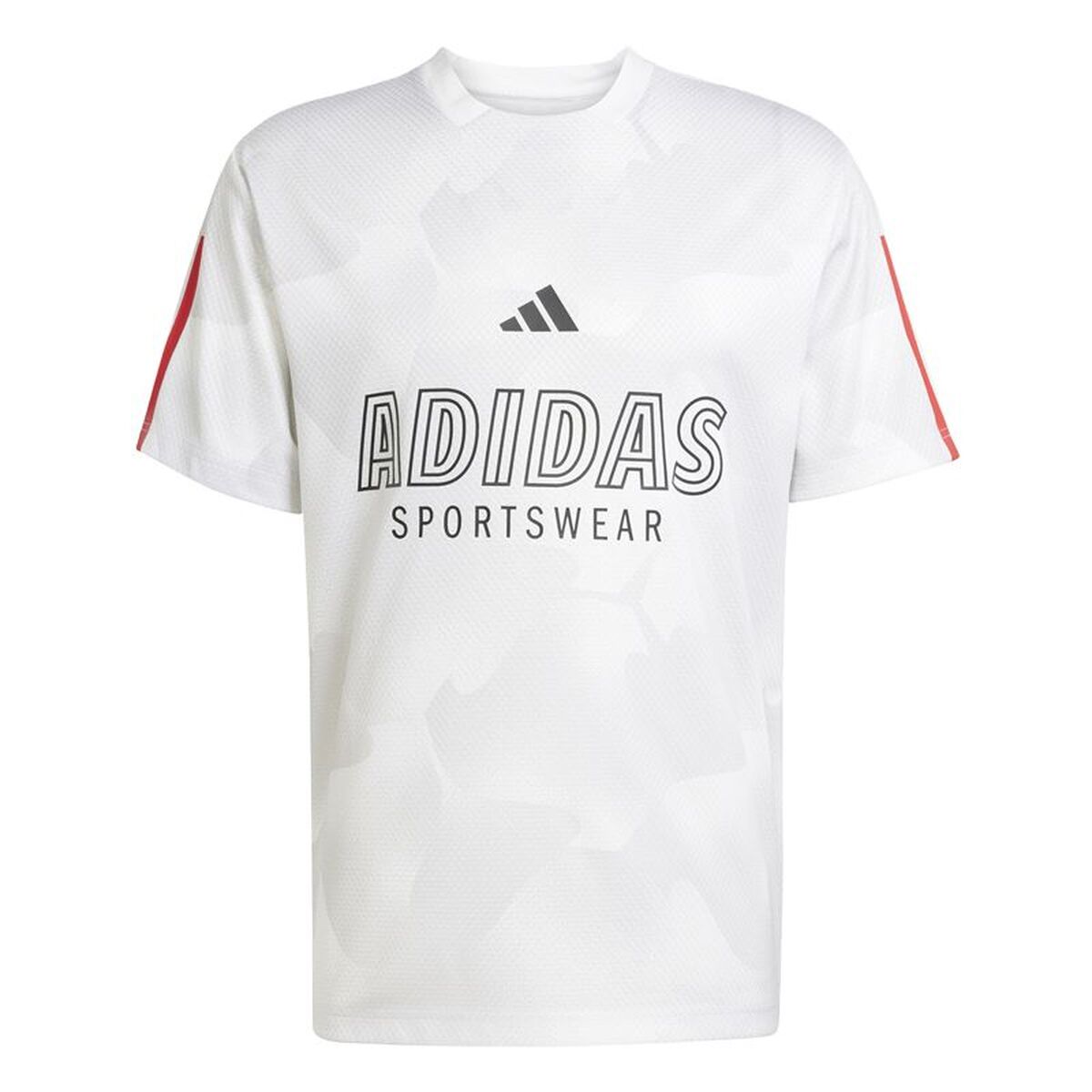Tricou cu Mânecă Scurtă Bărbați Adidas Tiro Np Alb