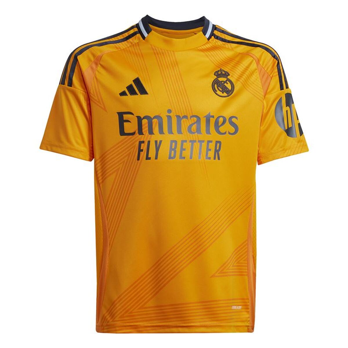 Tricou de Fotbal cu Mânecă Scurtă pentru Copii Adidas Real A Jsy Portocaliu