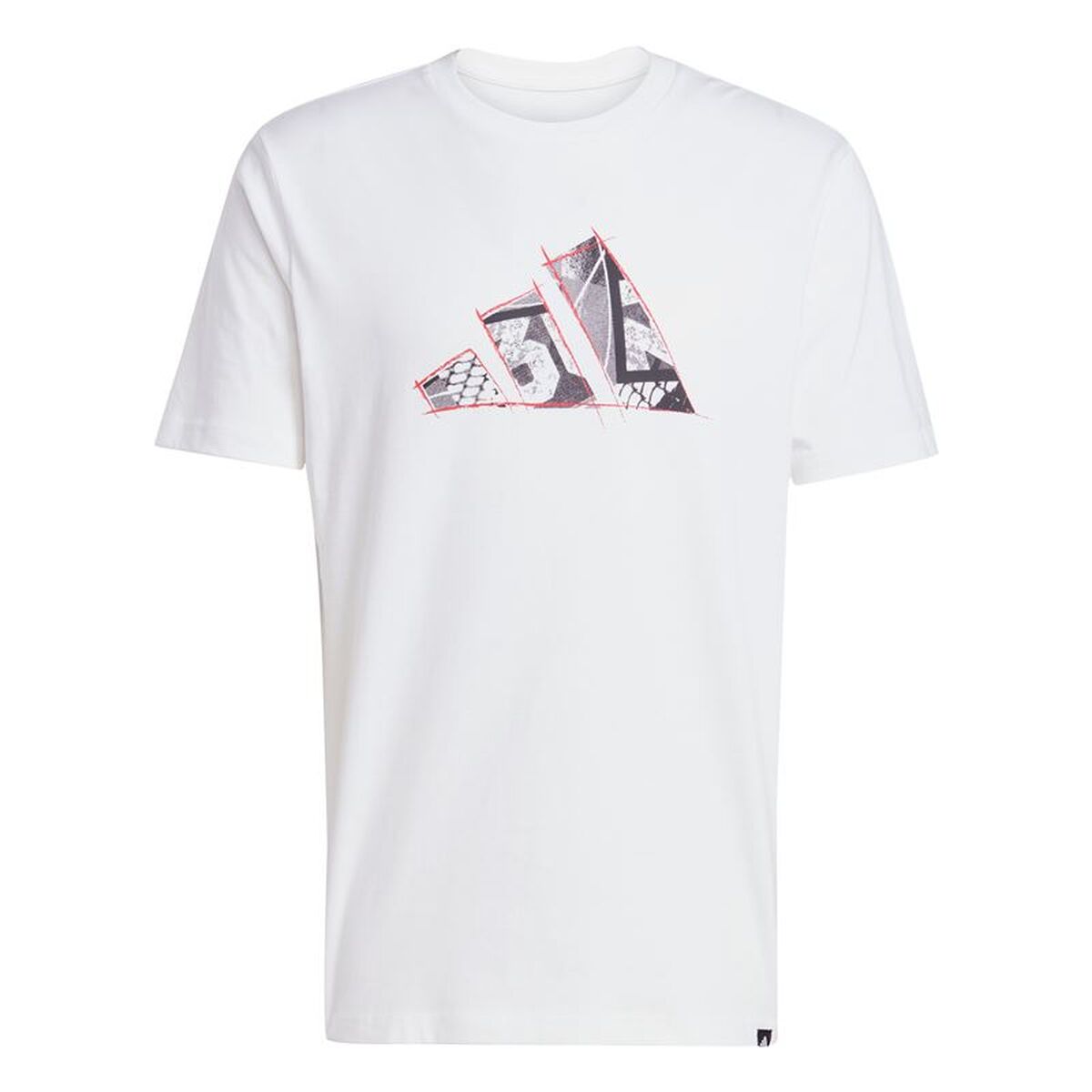 Tricou cu Mânecă Scurtă Bărbați Adidas Photo Logo Alb