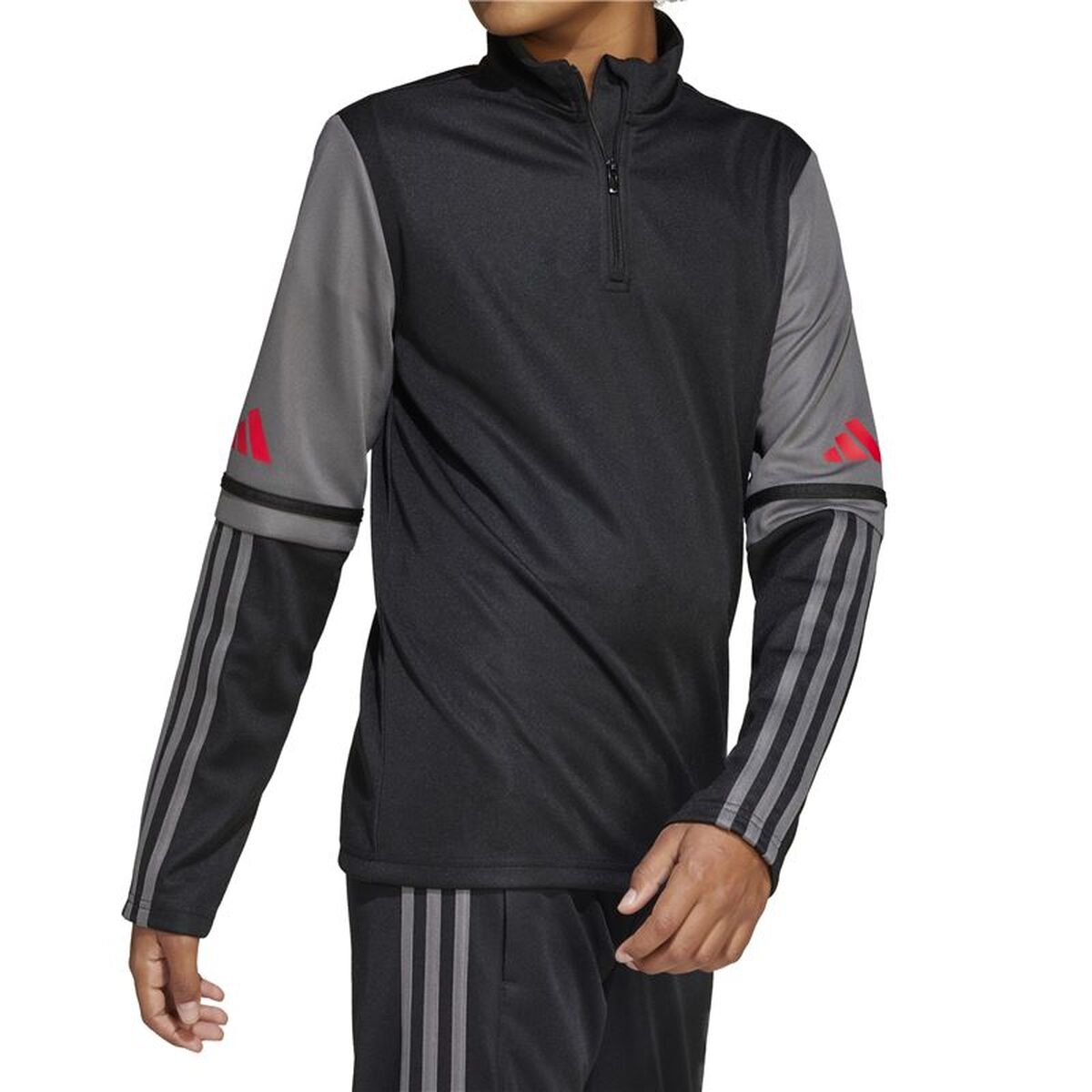 Tricou cu Mânecă Lungă pentru Copii Adidas Squadra25 Tr Top Negru