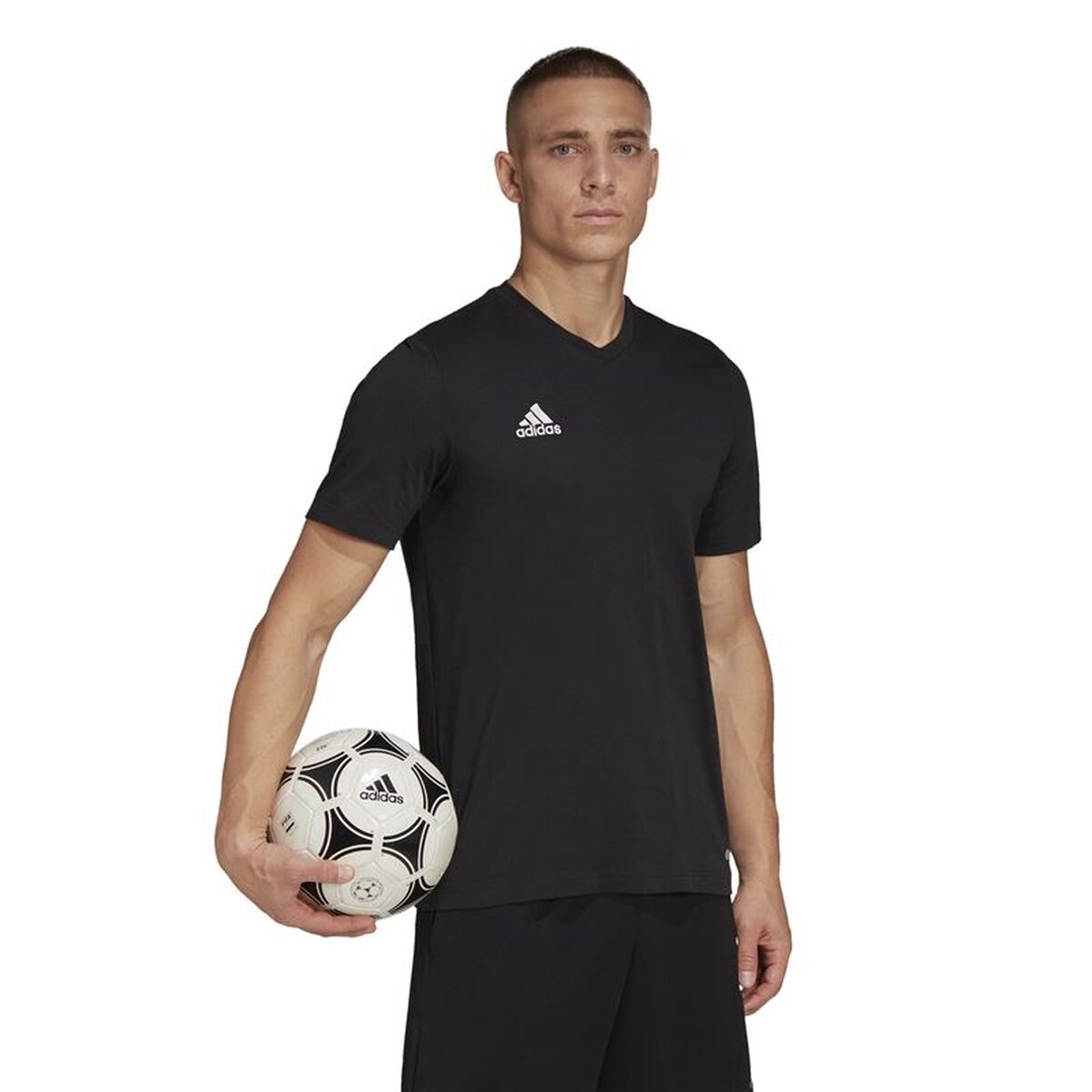 Tricou de Fotbal cu Mânecă Scurtă Bărbat Adidas Ent22
