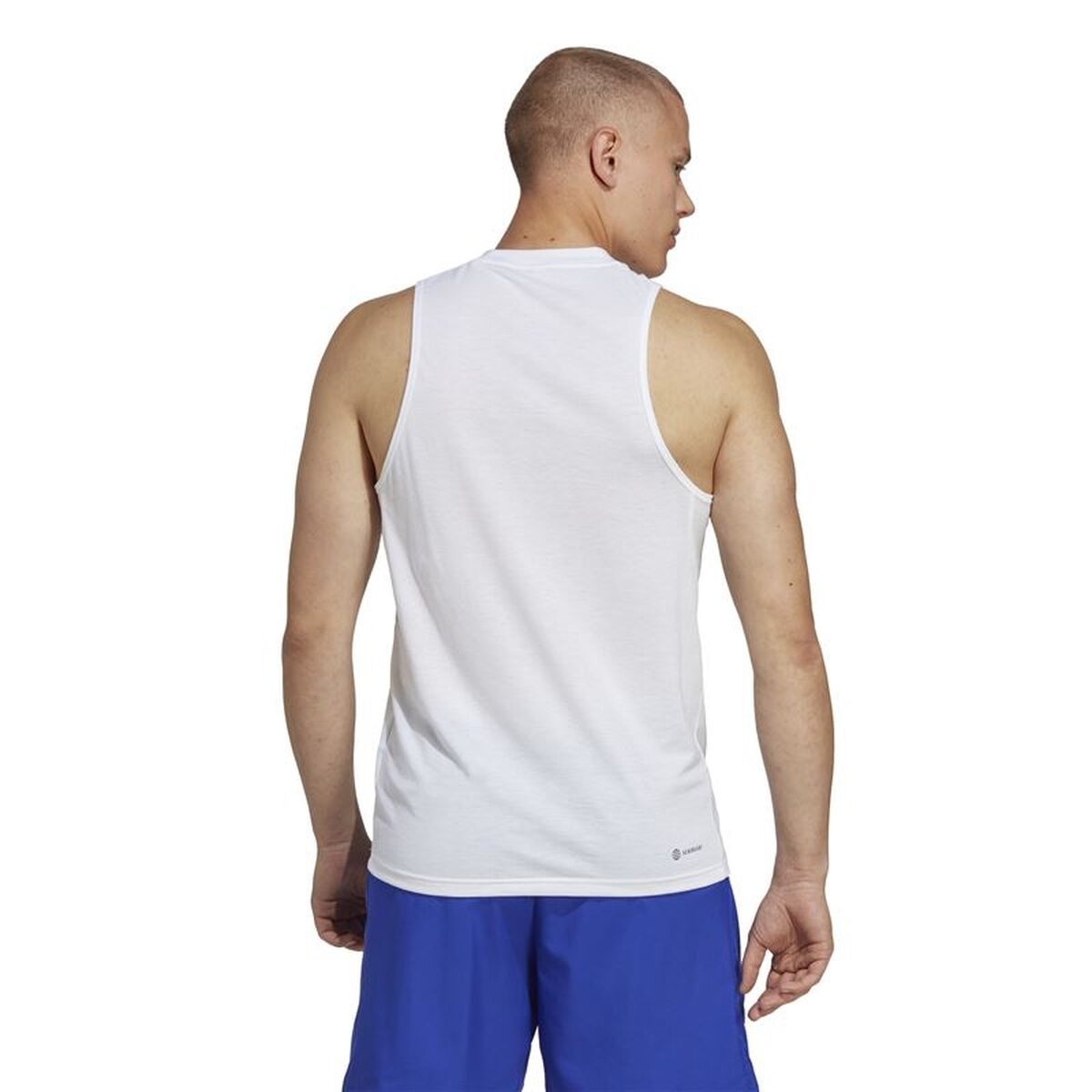 Tricou de Bărbați fără Mâneci Adidas Training Essentials Alb