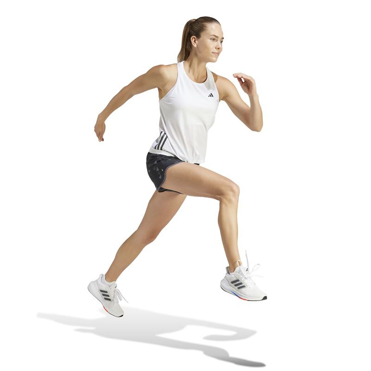 Tricou de Damă fără Mâneci Adidas  Own the Run Alb Running