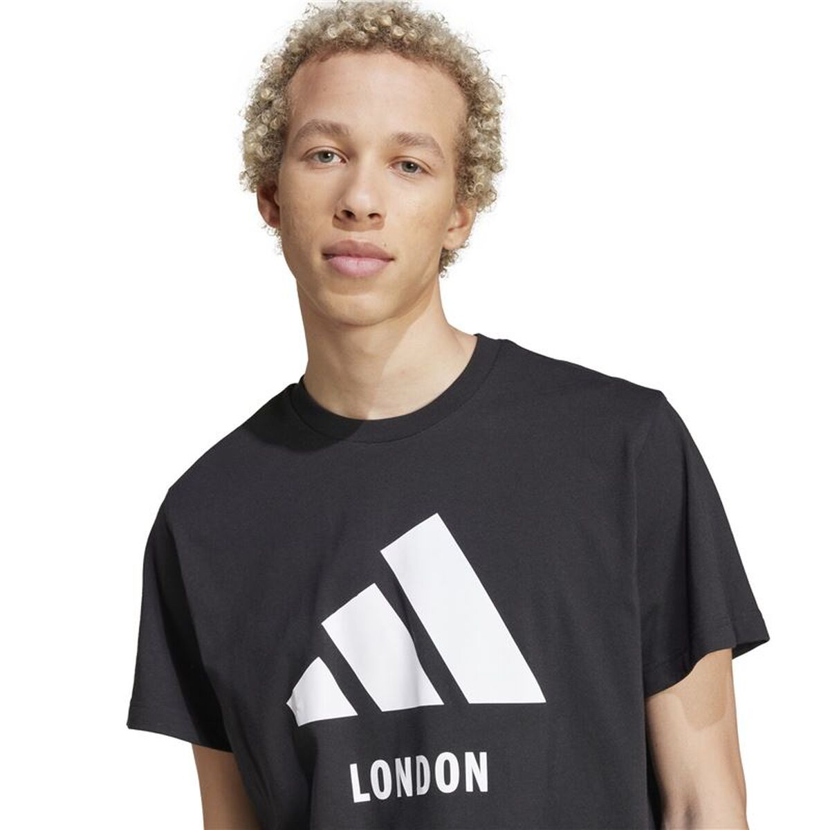 Tricou cu Mânecă Scurtă Bărbați Adidas London Negru
