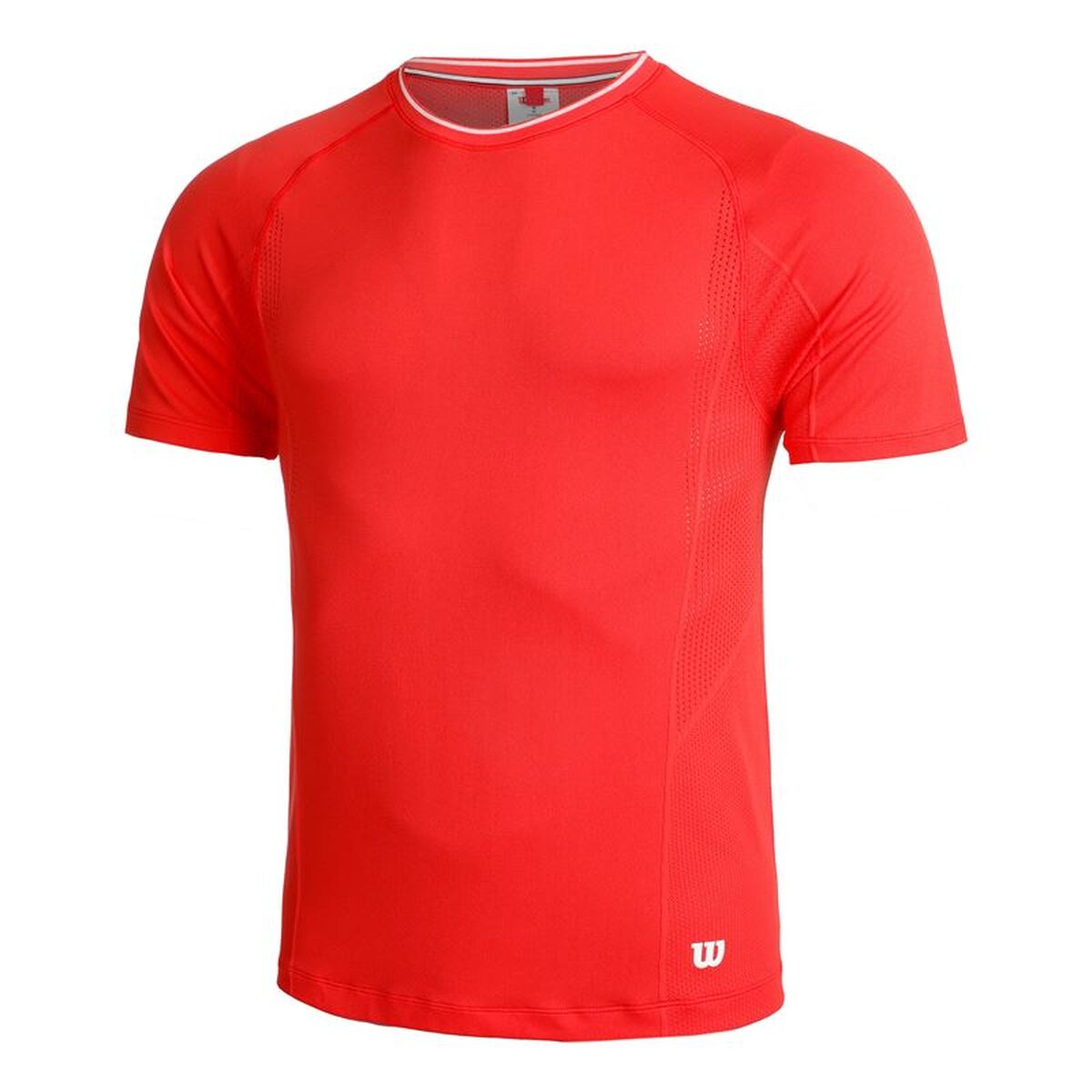 Tricou cu Mânecă Scurtă Bărbați Wilson Wilson Team Seamless Crew Roșu Padel