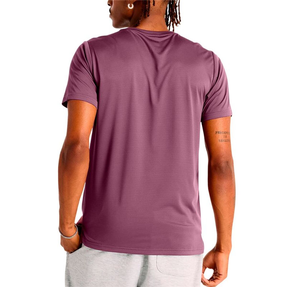 Tricou cu Mânecă Scurtă Bărbați New Balance Sport Essentials Mov
