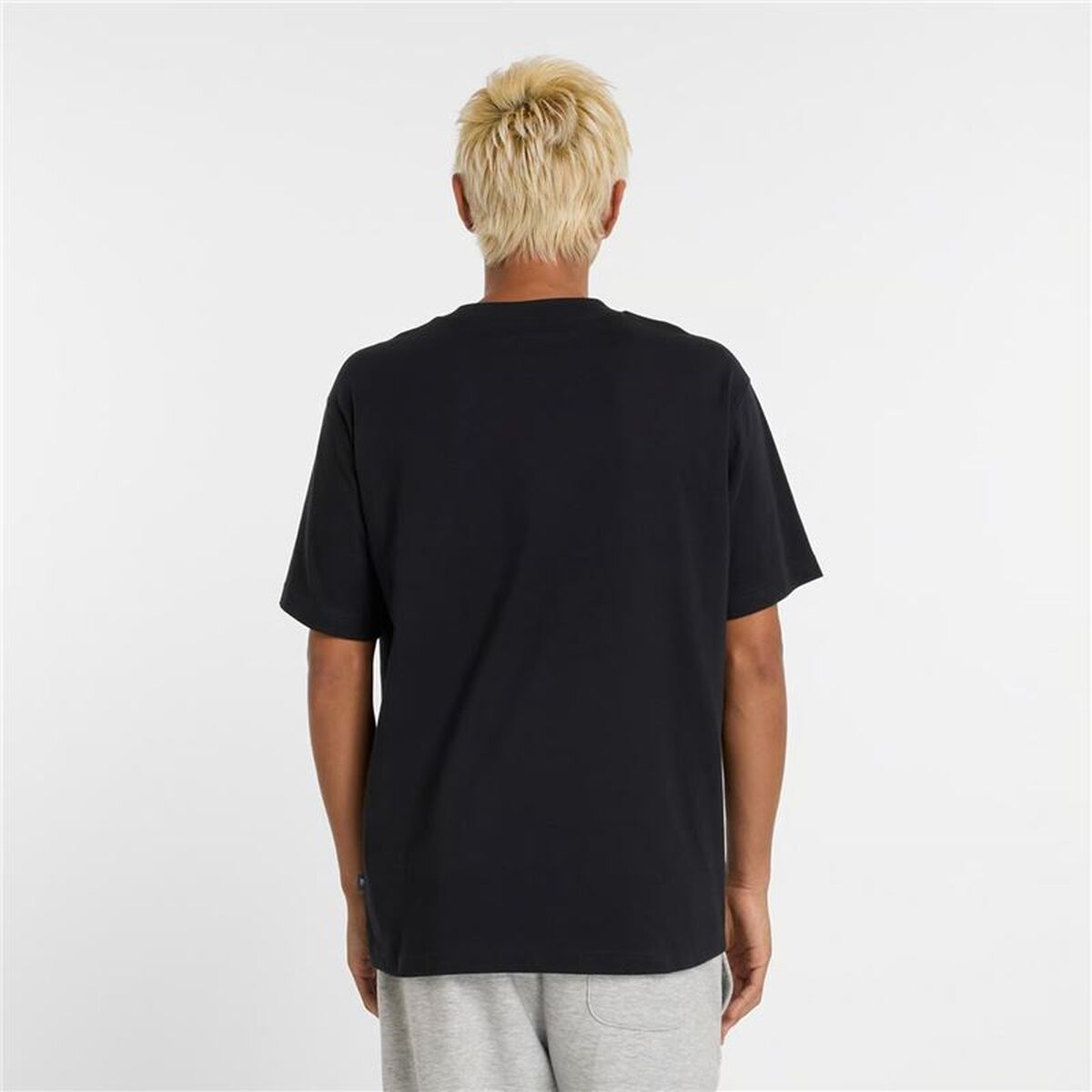 Tricou cu Mânecă Scurtă Bărbați New Balance Reimagined Graphic 1 Negru