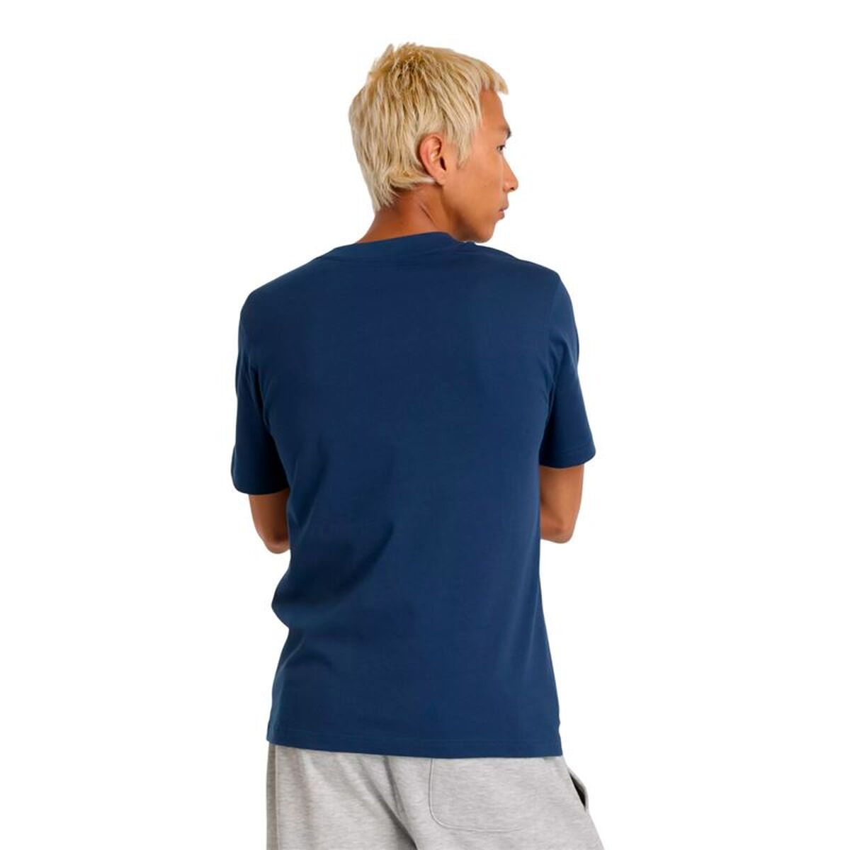 Tricou cu Mânecă Scurtă Bărbați New Balance Sport Essentials Gradient Albastru închis