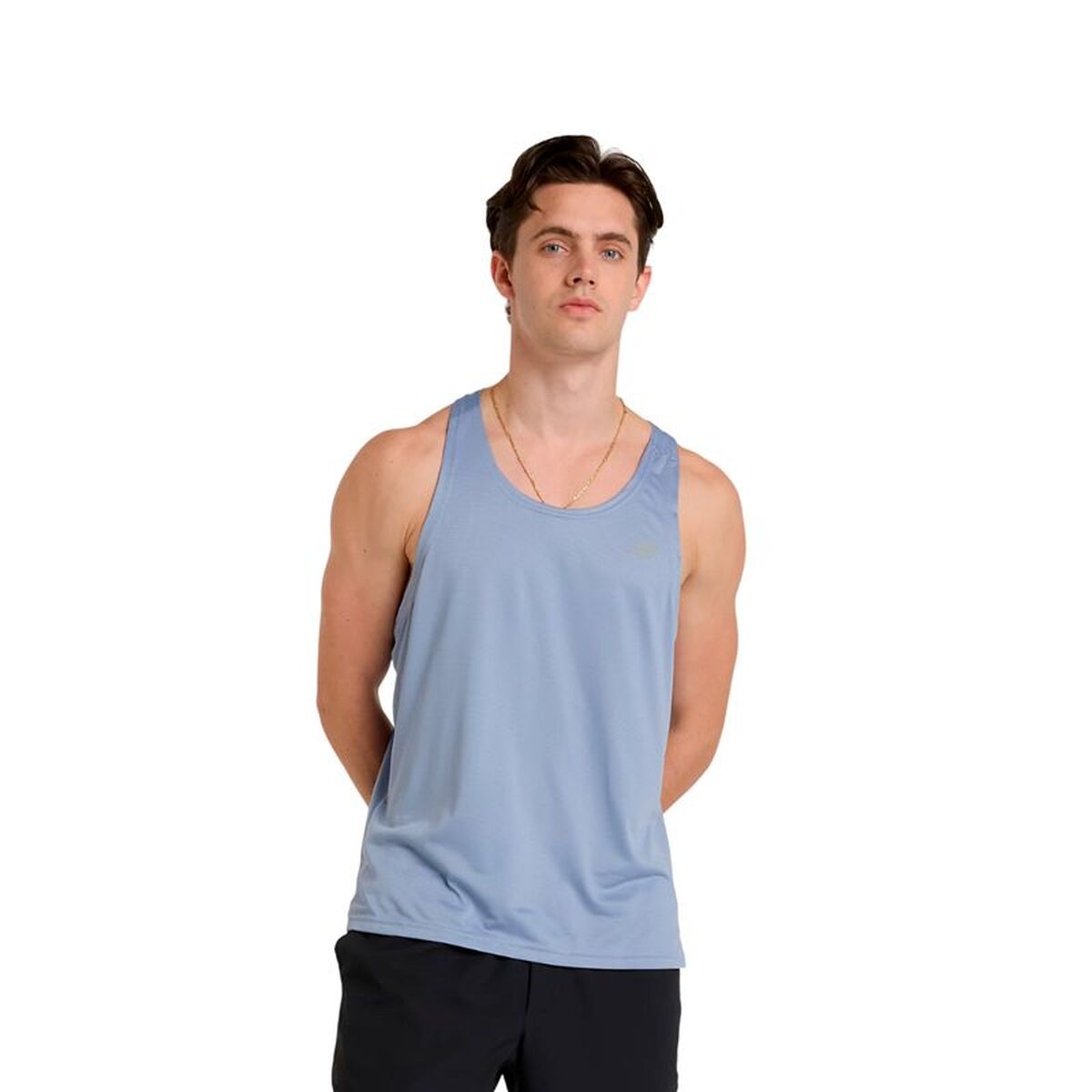 Tricou cu Bretele Bărbat New Balance Sport Essentials Singlet Indigo