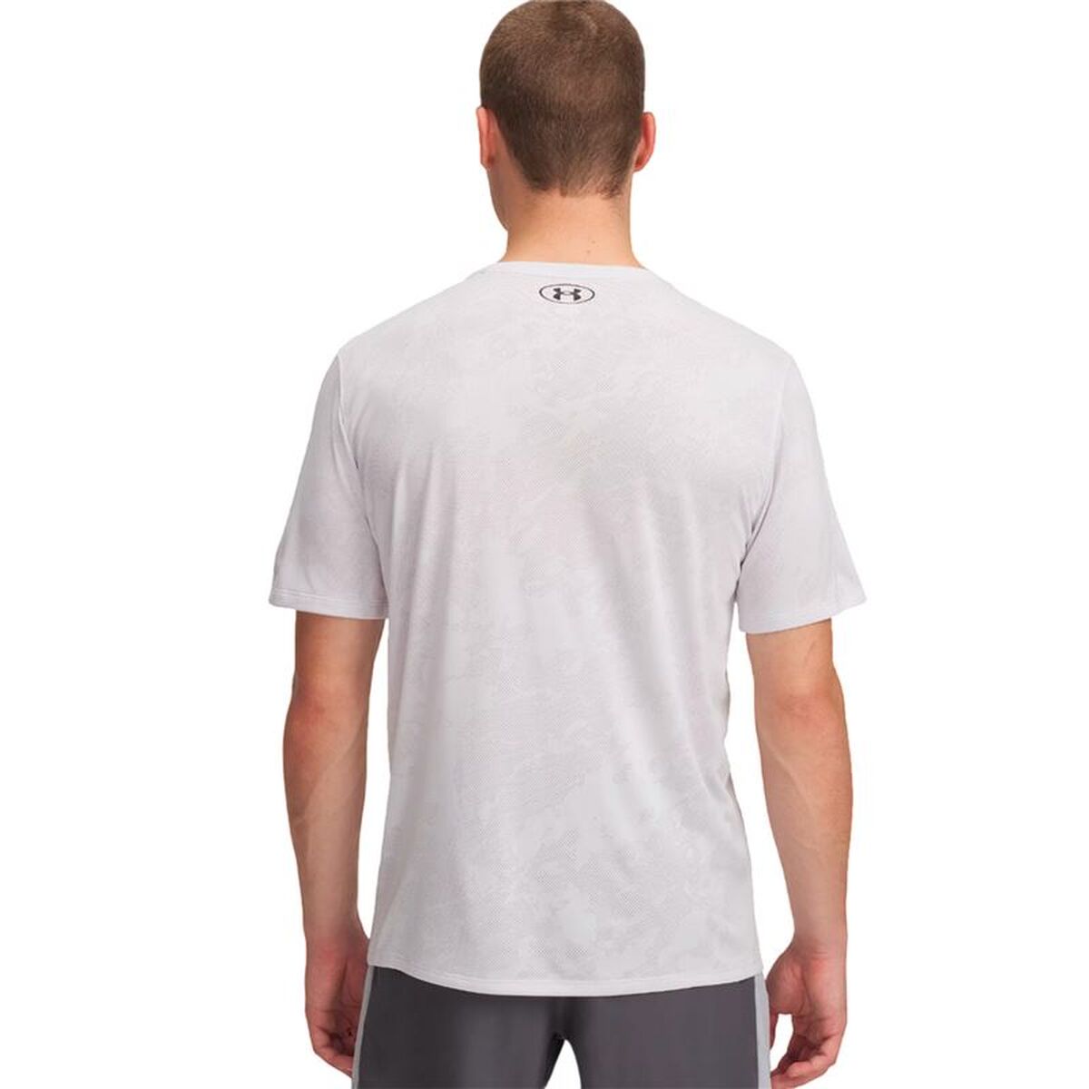 Tricou cu Mânecă Scurtă Bărbați Under Armour Tech Gri deschis
