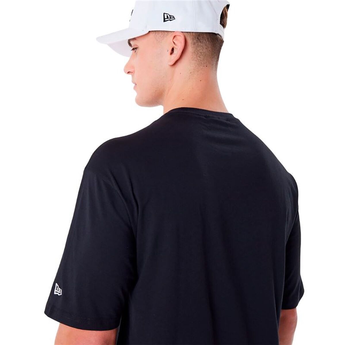 Tricou cu Mânecă Scurtă Bărbați New Era MLB Essential Negru