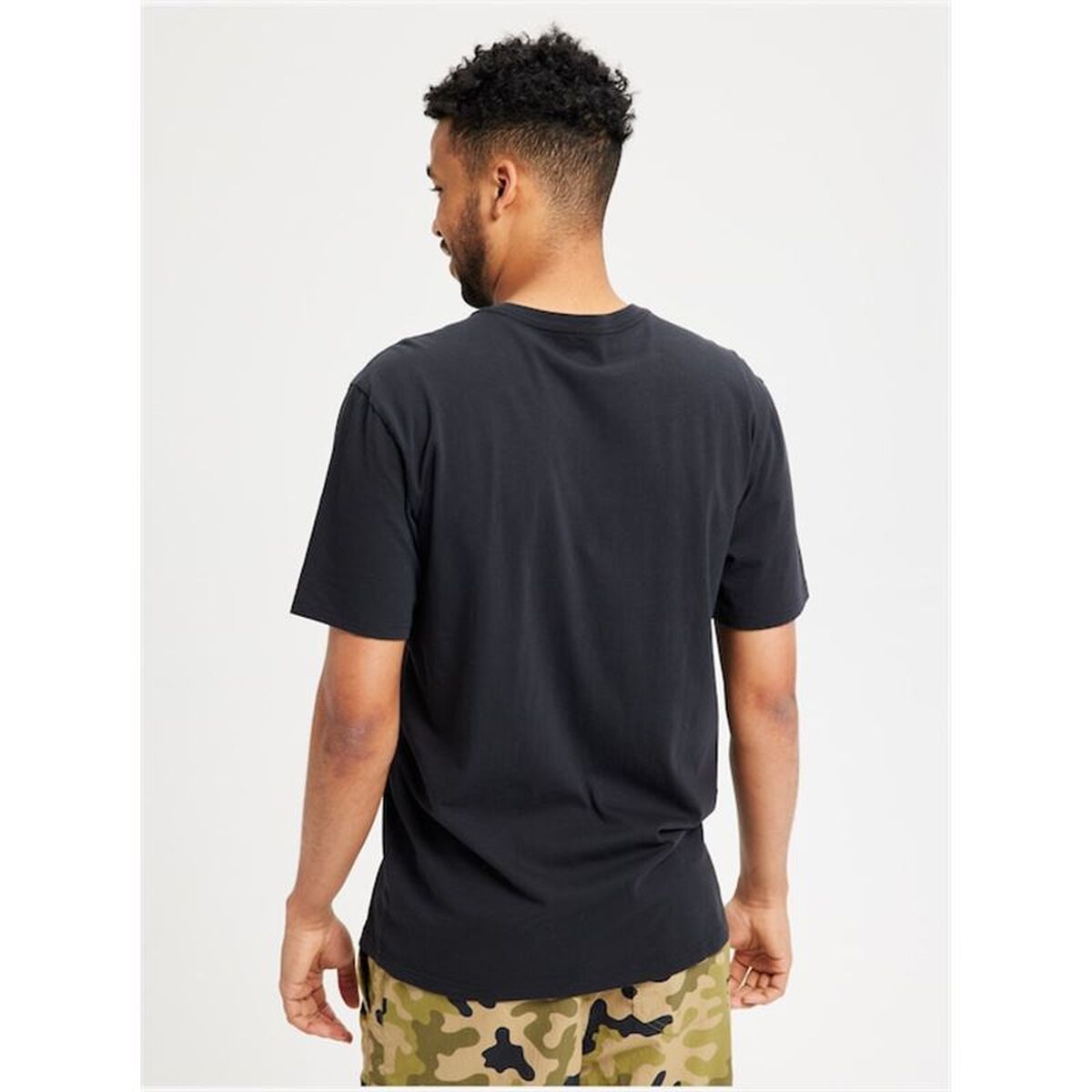 Tricou cu Mânecă Scurtă Bărbați Burton Horizontal Mountain Negru