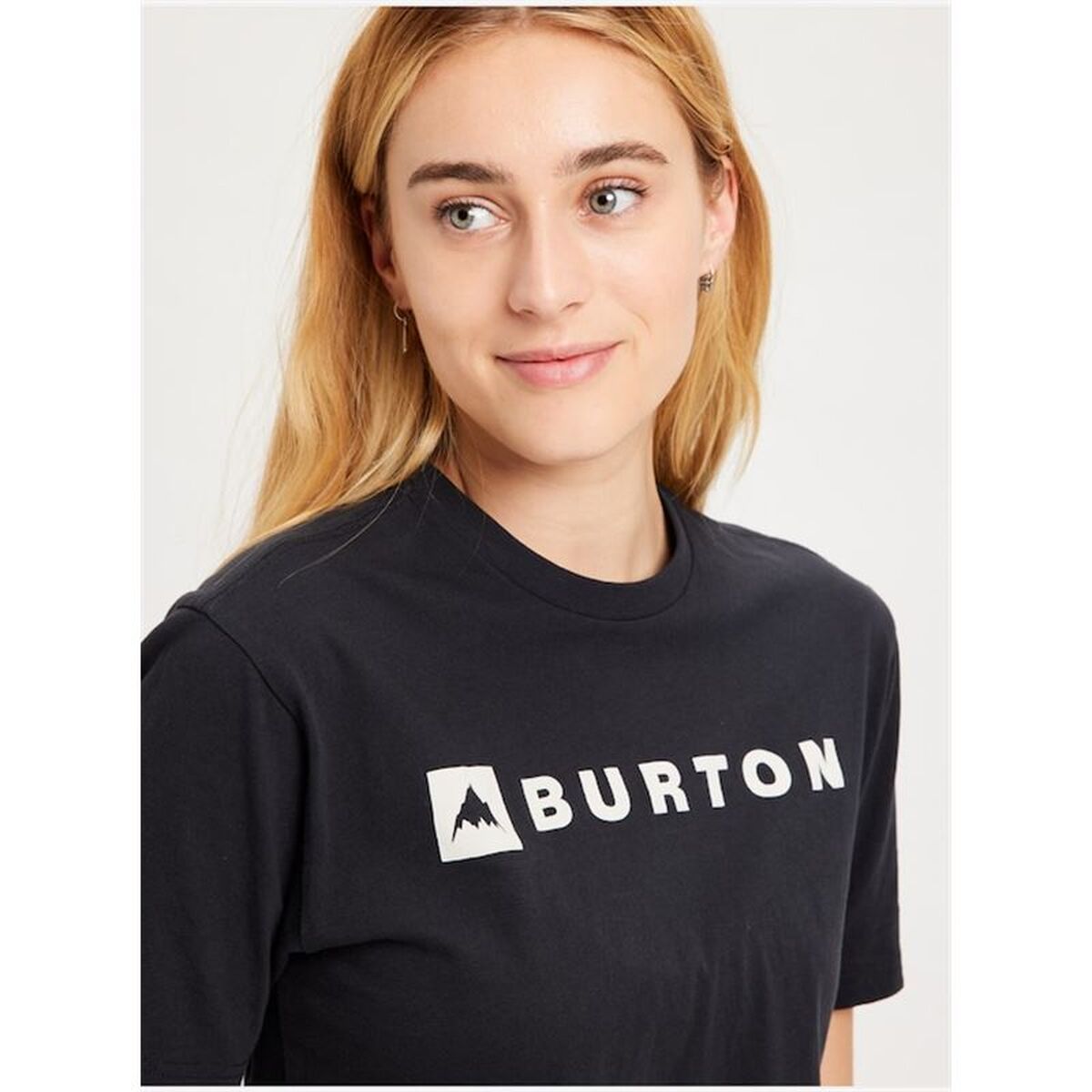 Tricou cu Mânecă Scurtă Bărbați Burton Horizontal Mountain Negru