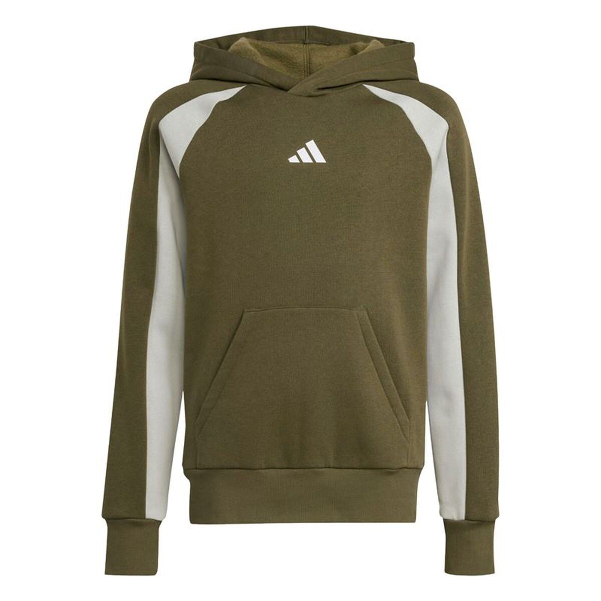 Hanorac cu Glugă Copii Adidas Cb Fl Hd Verde inchis