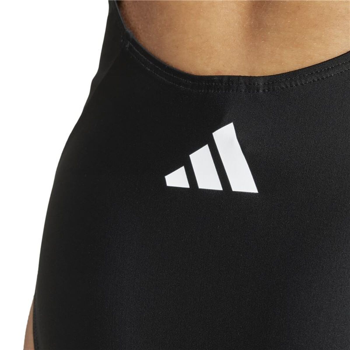 Costum de Baie Femei Adidas 3 Bandas Mid Suit Negru