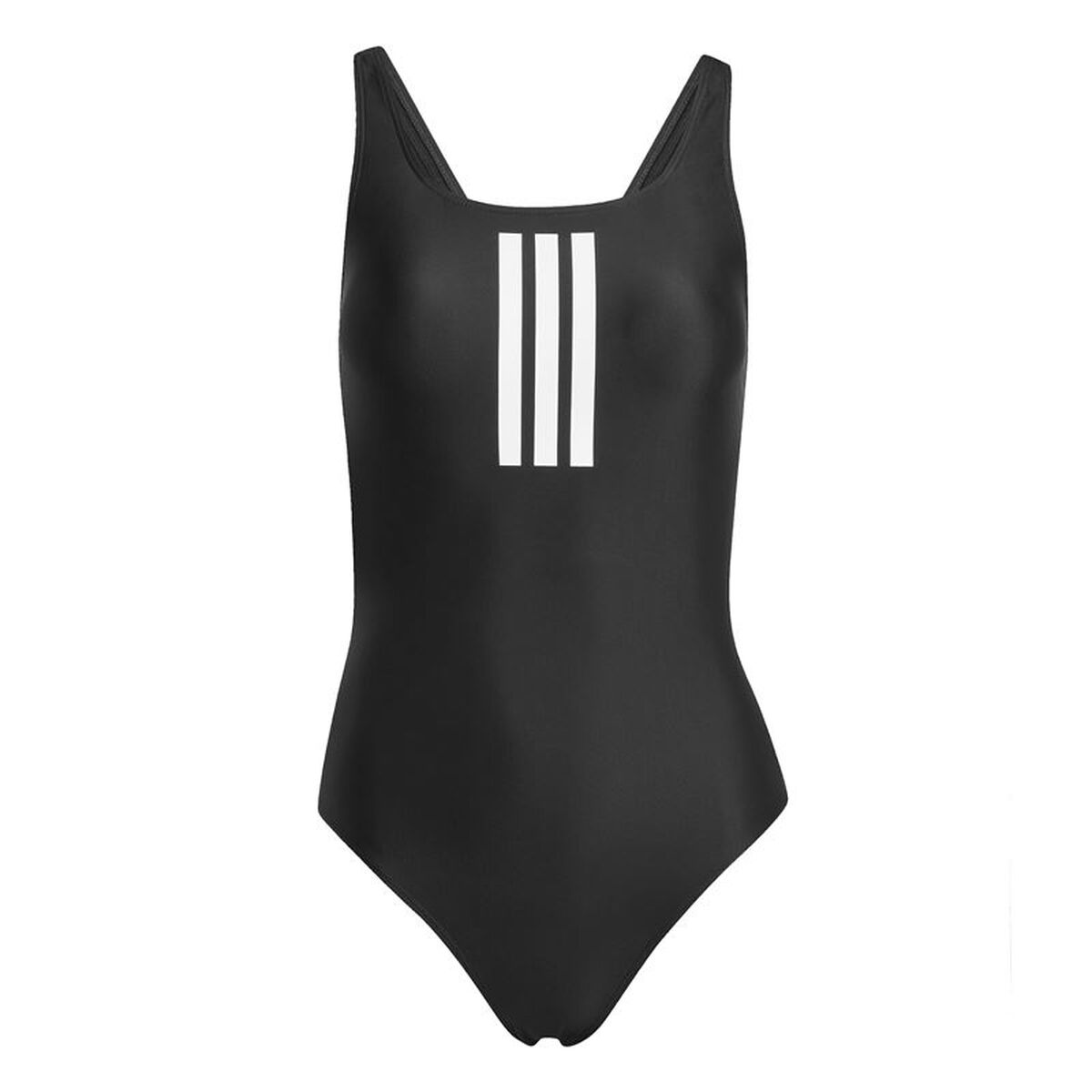 Costum de Baie Femei Adidas 3 Bandas Mid Suit Negru