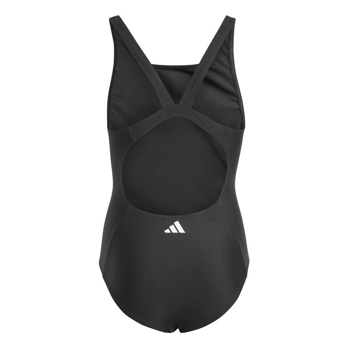 Costum de Baie Fete Adidas 3 Bandas Mid Suit Gy Negru