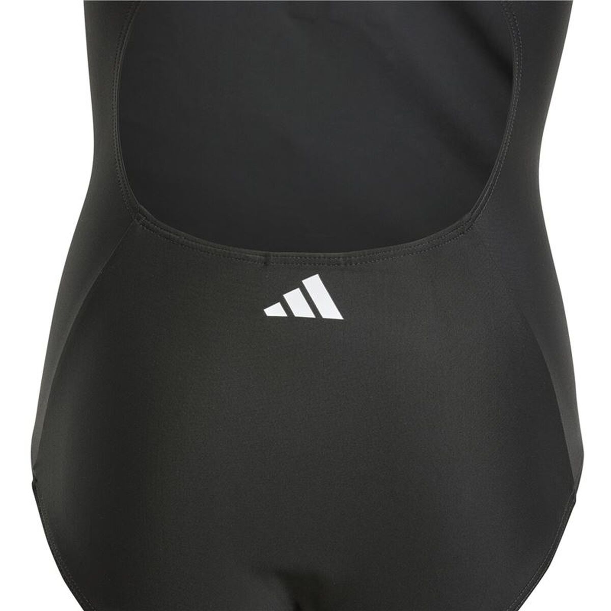 Costum de Baie Fete Adidas 3 Bandas Mid Suit Gy Negru
