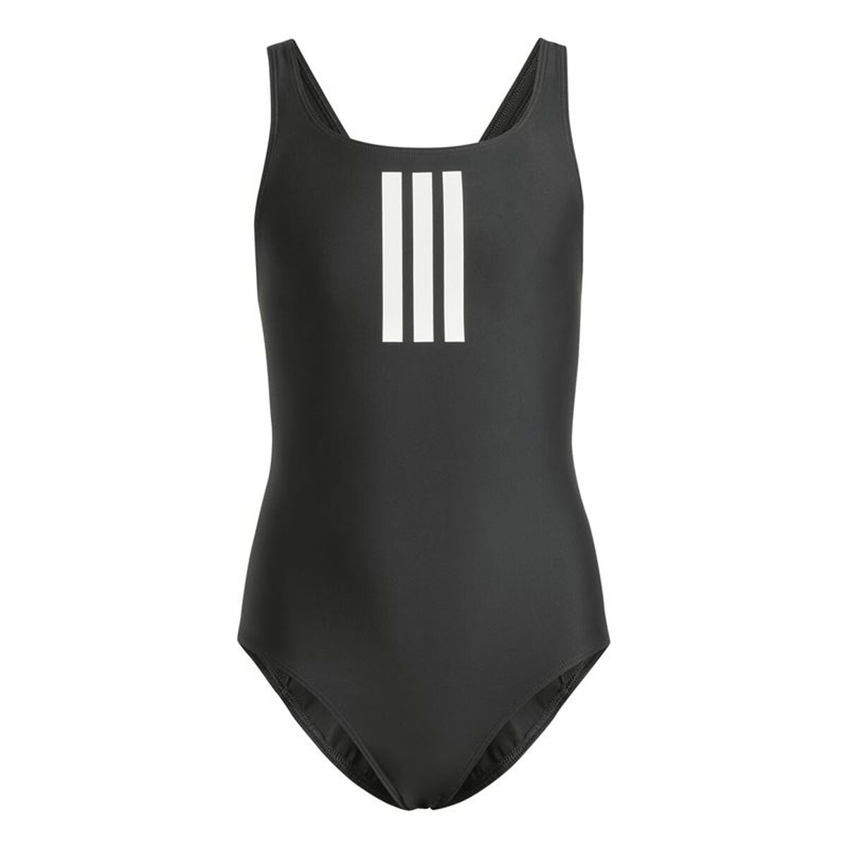 Costum de Baie Fete Adidas 3 Bandas Mid Suit Gy Negru
