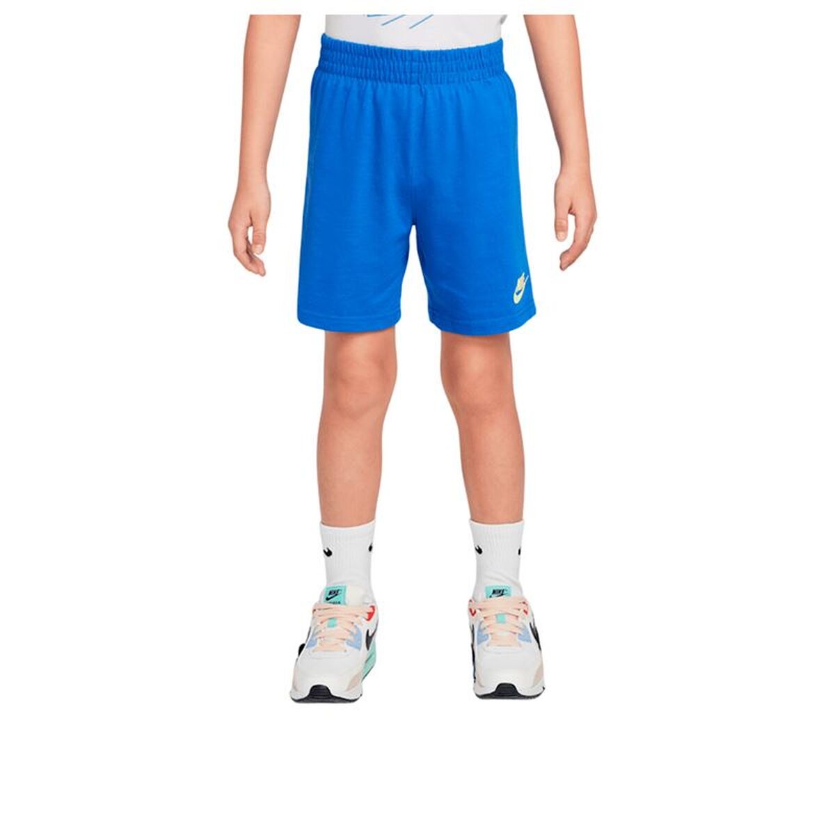 Set Sport pentru Copii Nike Nkb B Nsw On The Move Jrsy Set Alb 2 Piese