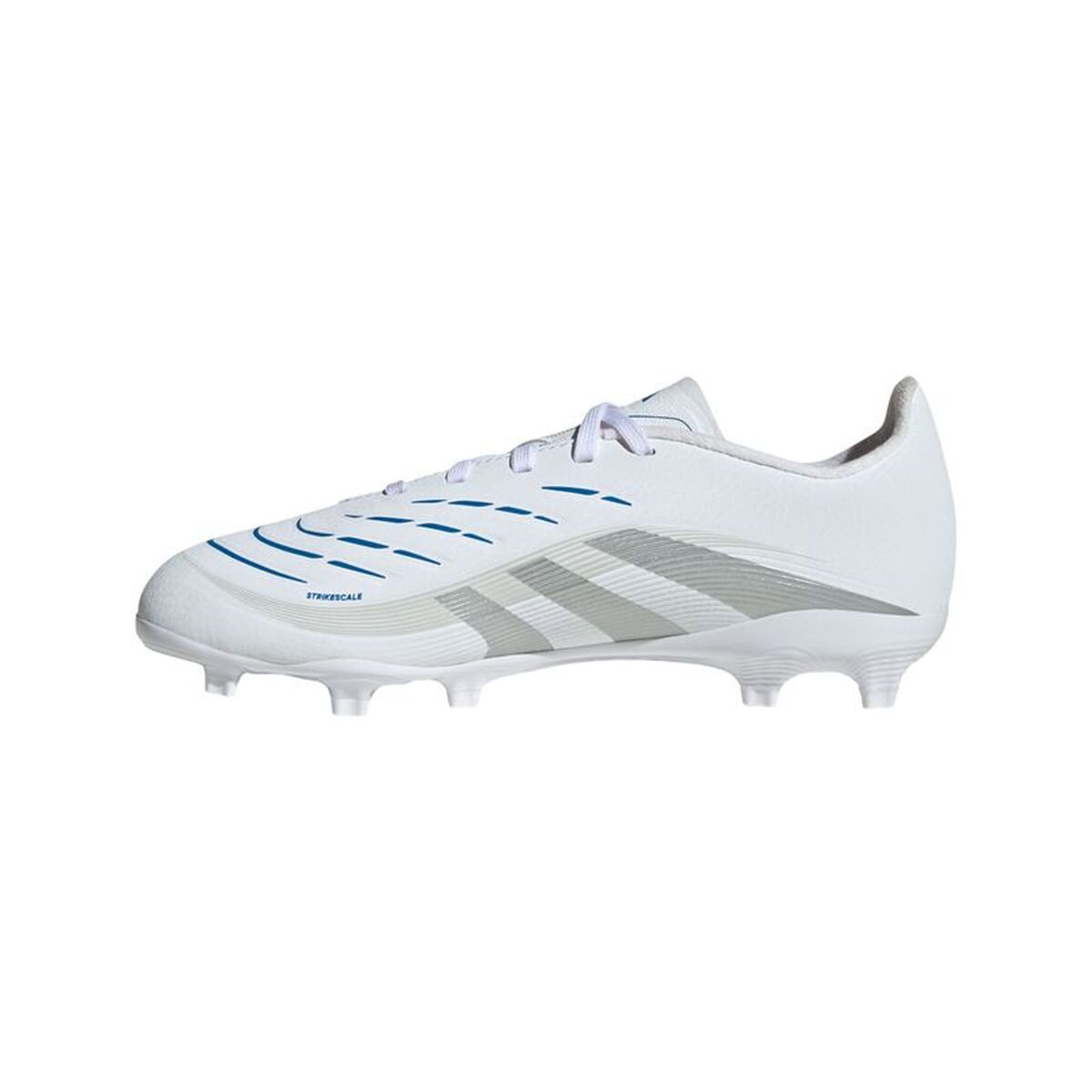 Ghete de Fotbal pentru Copii Adidas Predator League Fg/Mg Alb