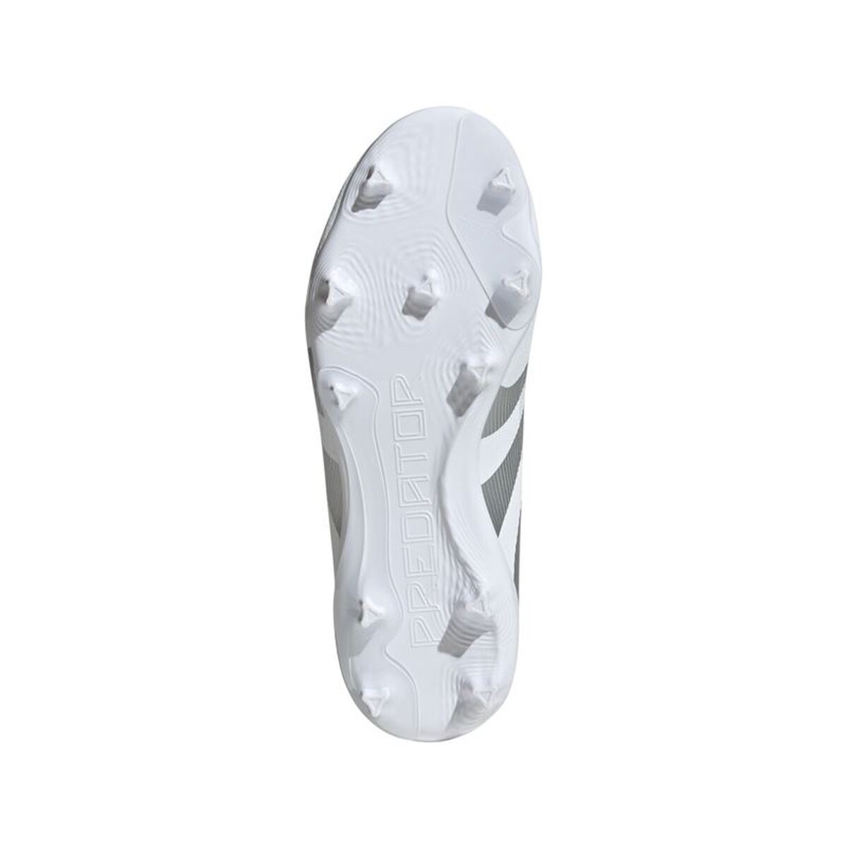 Ghete de Fotbal pentru Copii Adidas Predator League Fg/Mg Alb