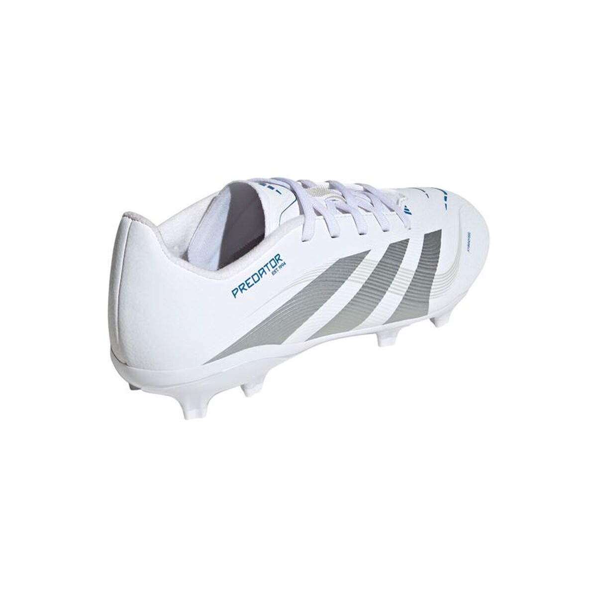 Ghete de Fotbal pentru Copii Adidas Predator League Fg/Mg Alb