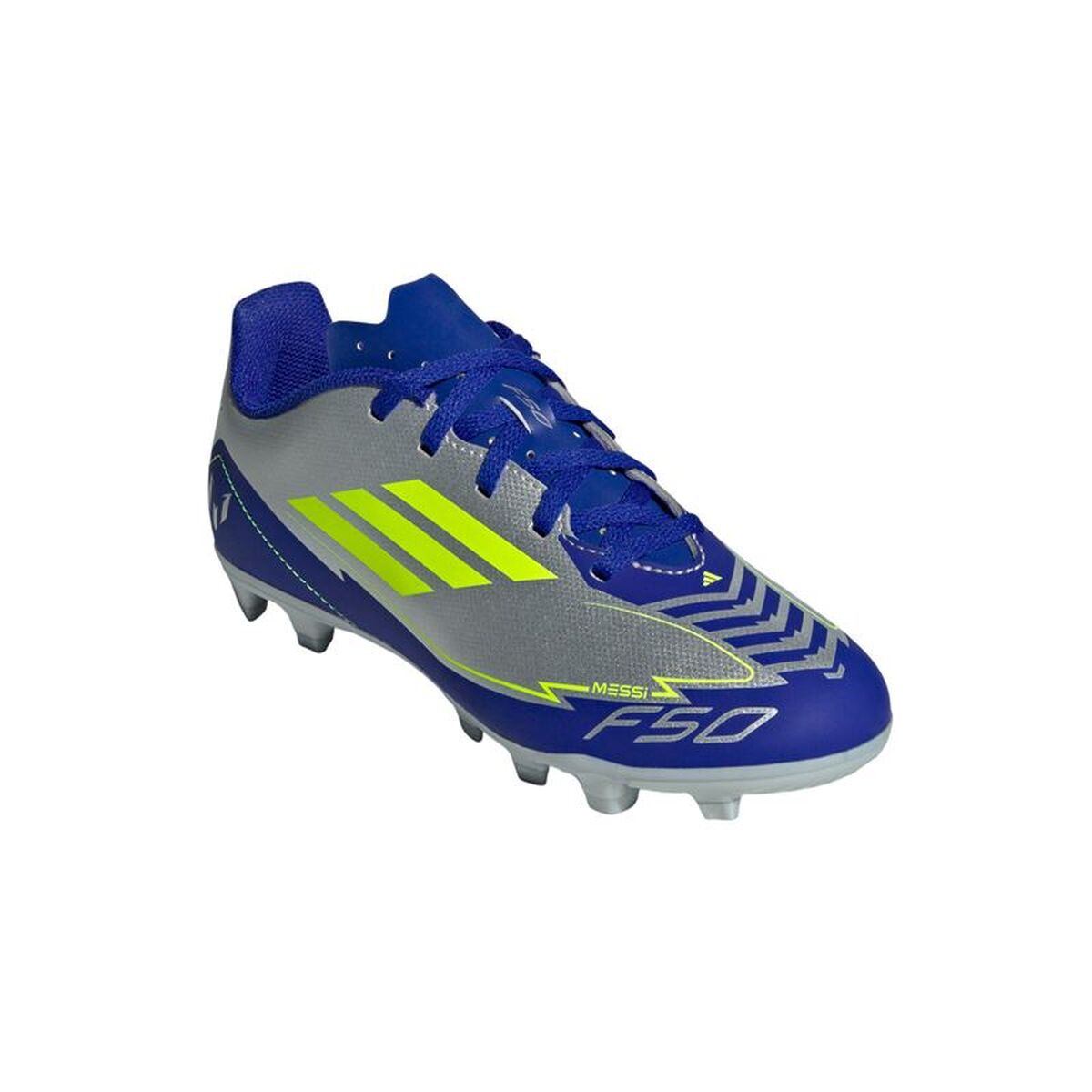 Ghete de Fotbal pentru Copii Adidas F50 Club Fg/Mg Argintiu