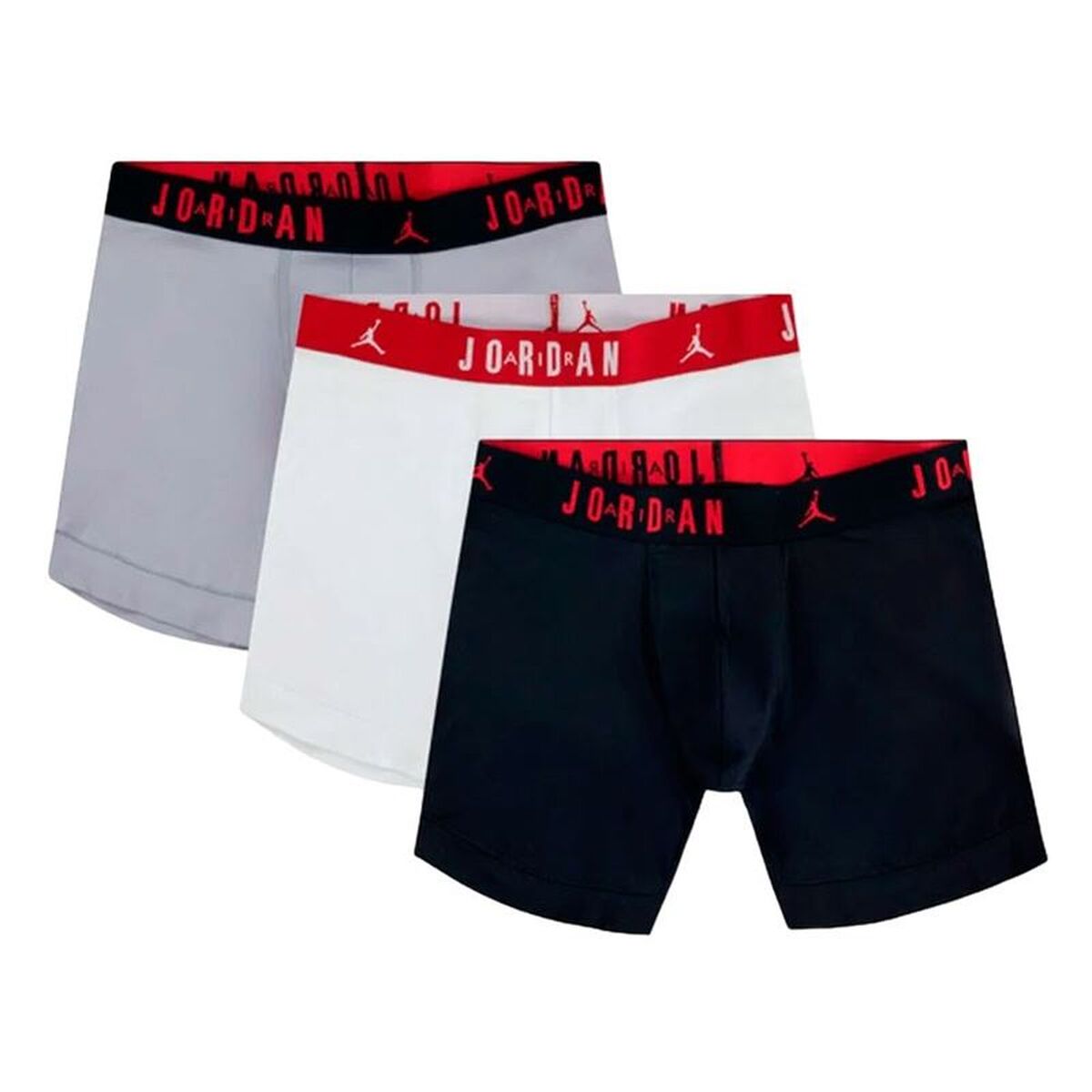 Boxeri pentru bărbați Jordan Jhm Mens Flight Gri 3 Piese