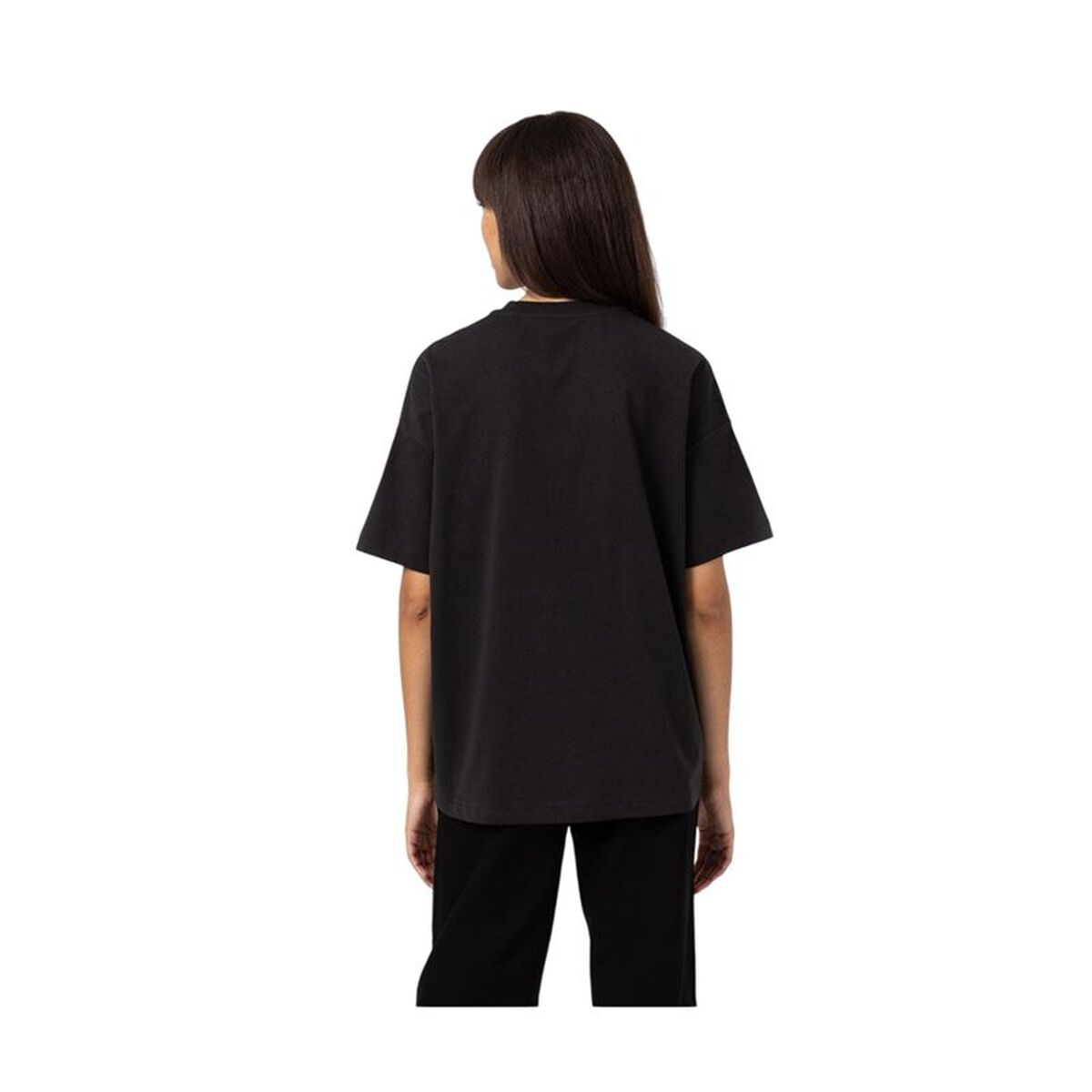 Tricou cu Mânecă Scurtă Femei Dickies DK0A4Y1BBLK1 Negru (XS)