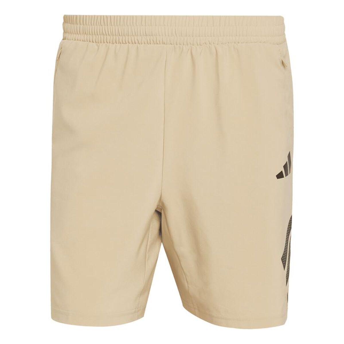 Pantalon Scurt Sport Adidas Gym+ 3 Bandas Short Alb Natural Bărbați