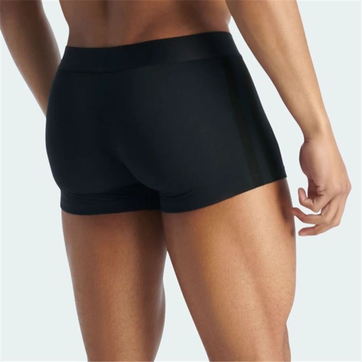 Boxeri pentru bărbați Adidas Low Rise 3 Stripes Active Negru 2 Unități