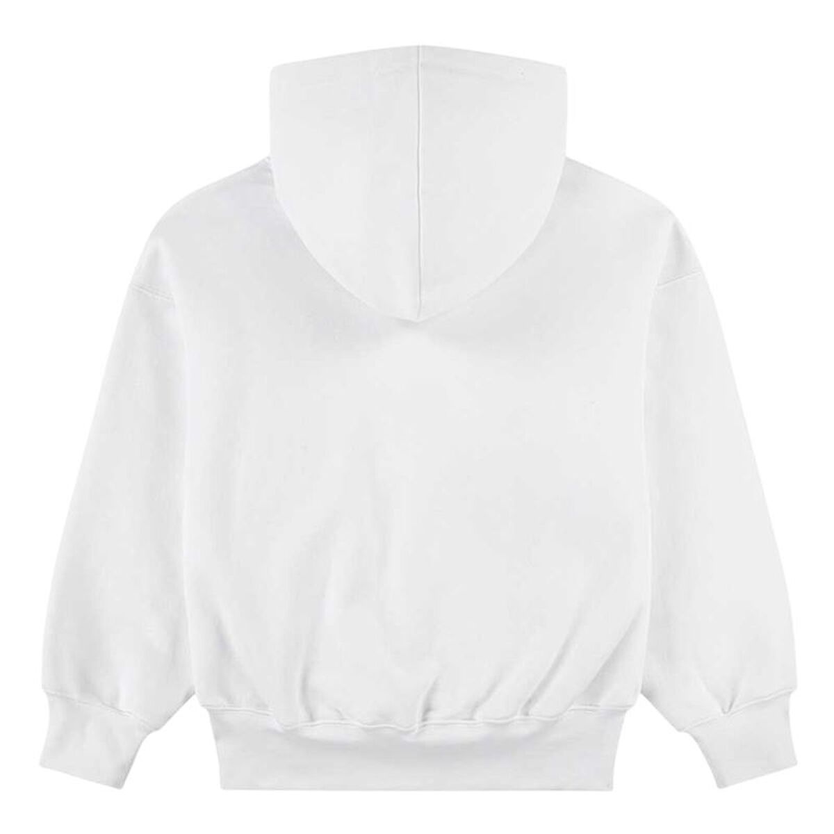 Hanorac cu glugă pentru fete Jordan Wj Brkn Flc Po Hoodie Alb