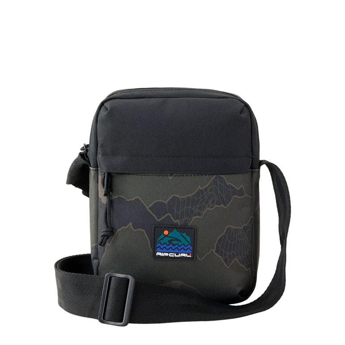 Geantă Bandulieră Rip Curl No Idea Pouch Search Camo Negru