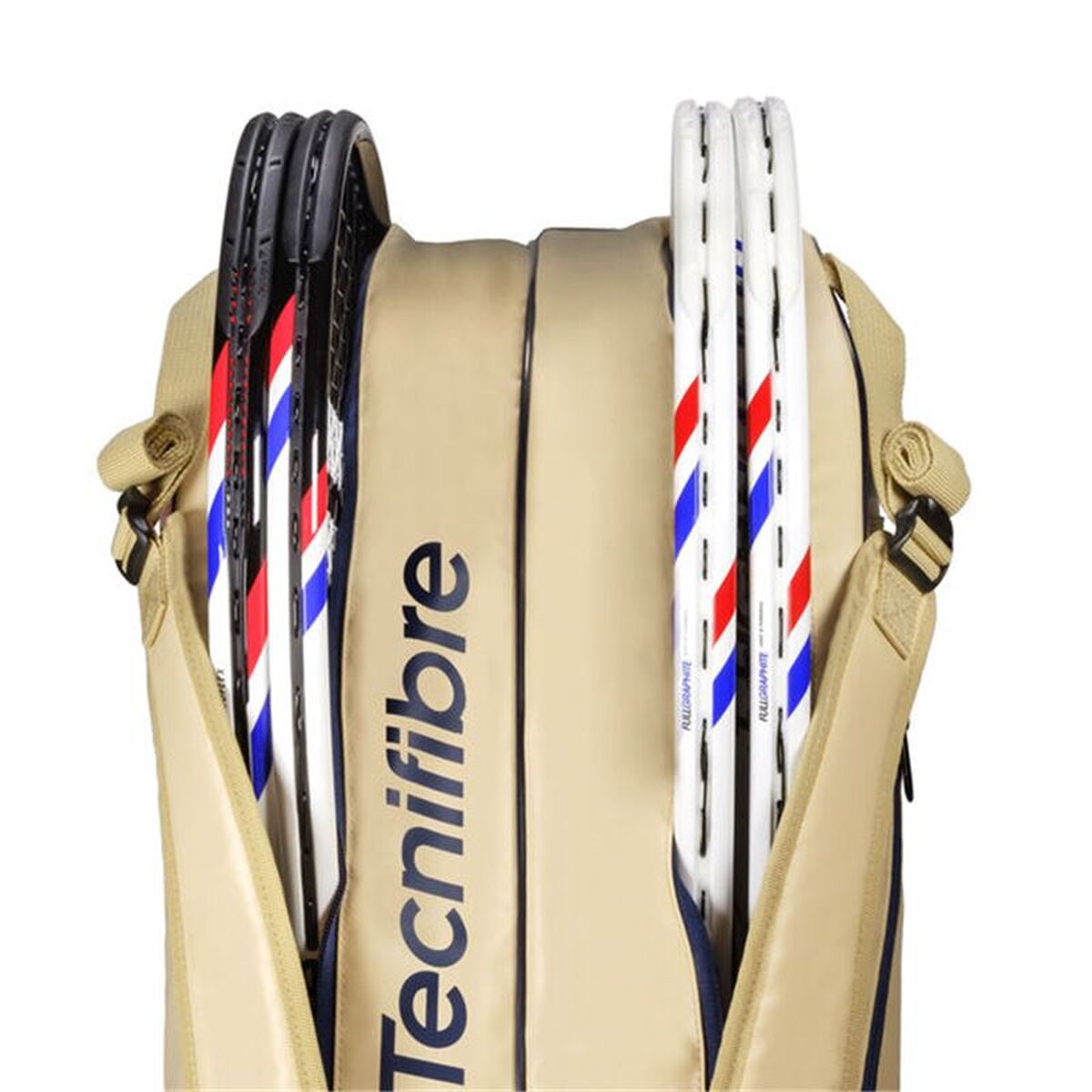 Husă pentru rachetă Tecnifibre Tour Endurance Sand 12R Maro Deschis
