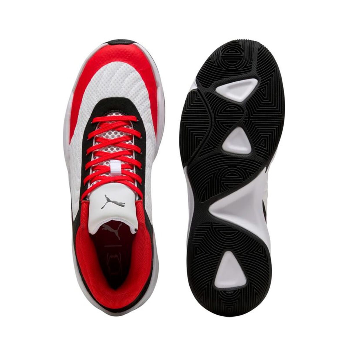 Încălțăminte de Baschet pentru Adulți Puma Court Pro 2 Alb Roșu
