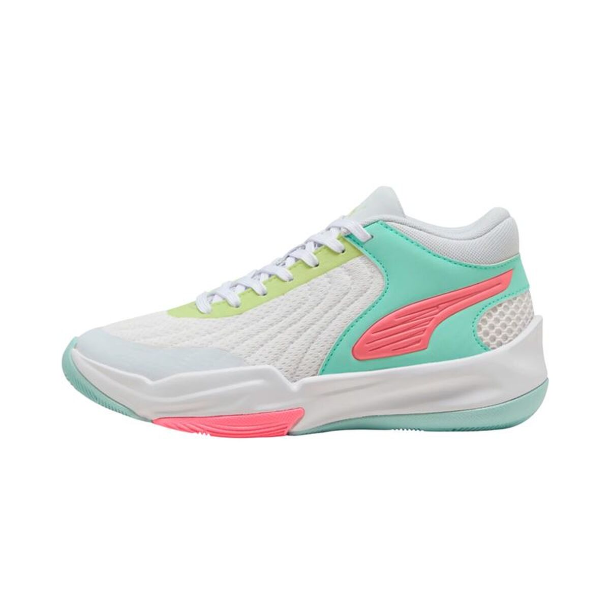 Încălțăminte de Baschet pentru Copii Puma Court Pro 2 Alb Verde
