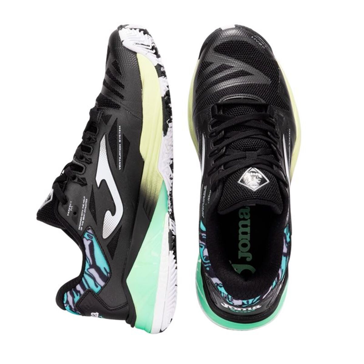 Încălțăminte de Padel pentru Adulți Joma Sport Spin 2501 Negru