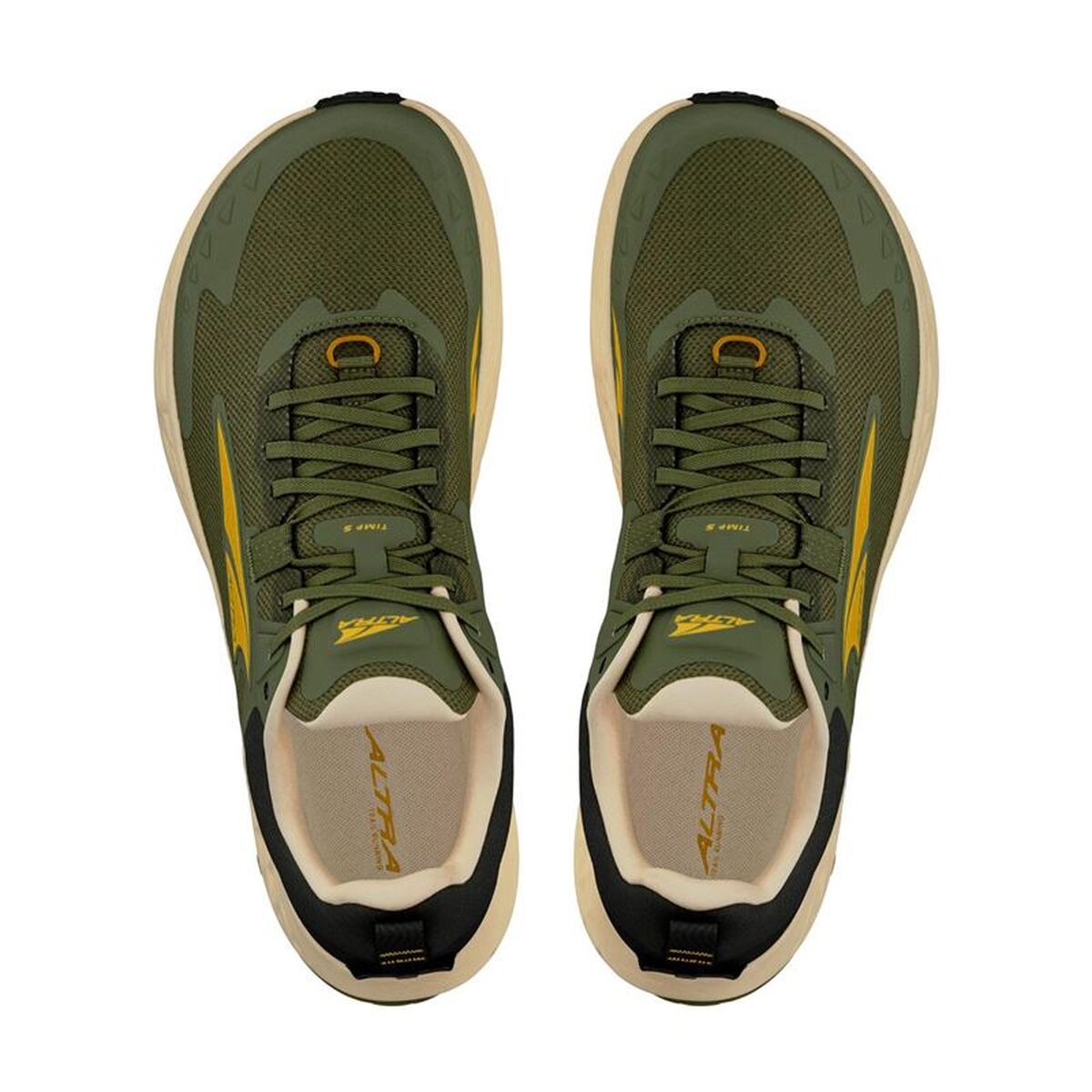 Pantofi trail pentru bărbați (alergare montană) Altra Timp 5 Măslină