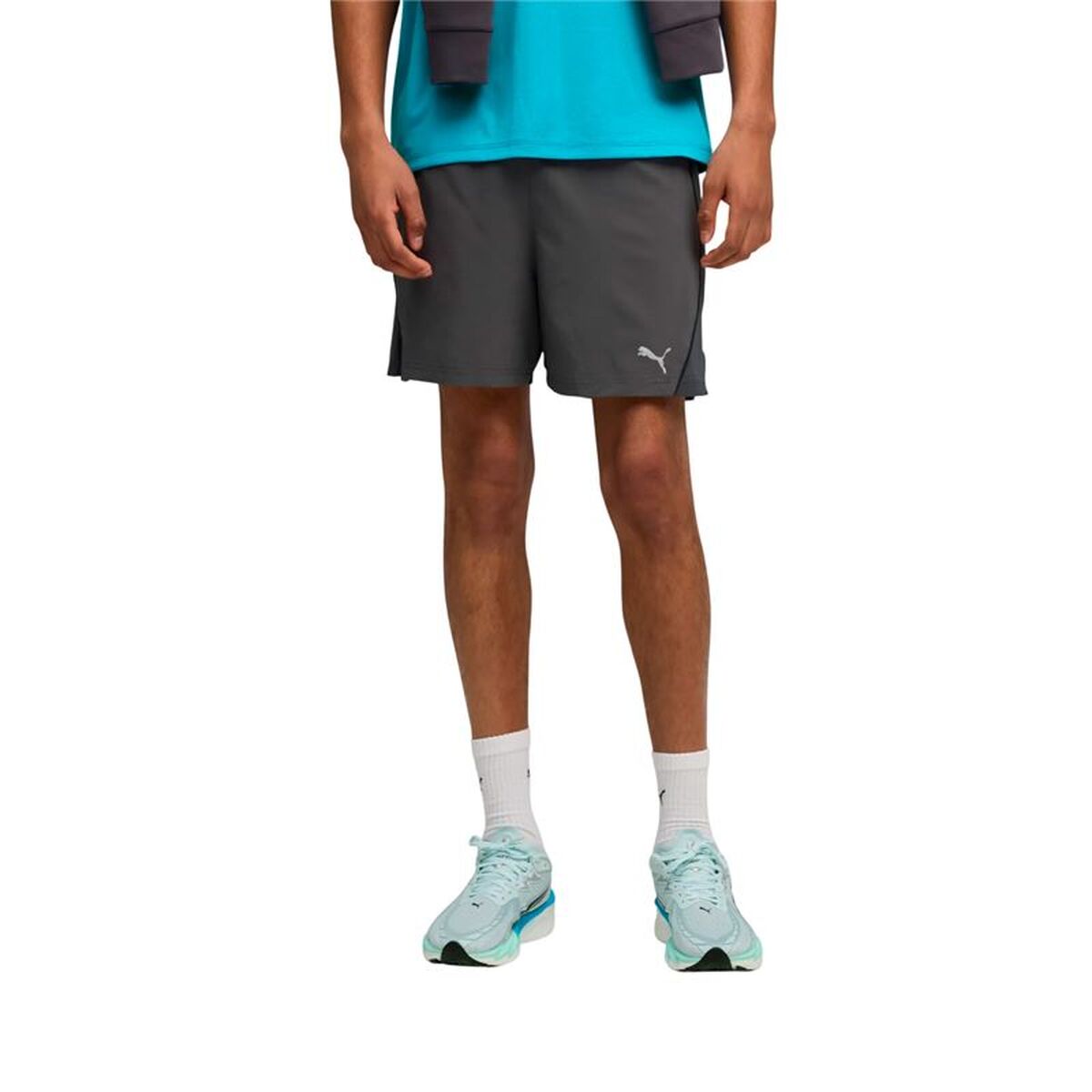 Pantaloni Scurți Sport pentru Bărbați Puma M Run Velocity Gri