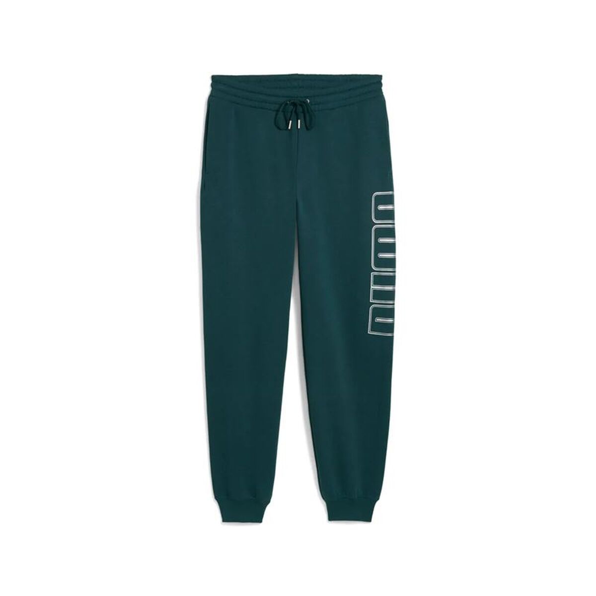 Pantaloni lungi de sport Puma Maximal Metallic Swe Verde Bărbați