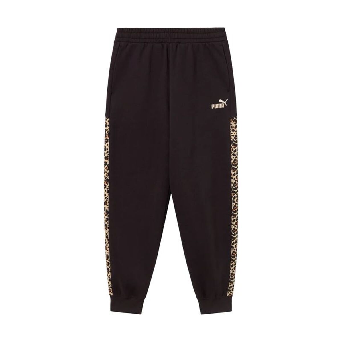 Pantaloni lungi de sport Puma Ess Graphic Animal Negru Femeie