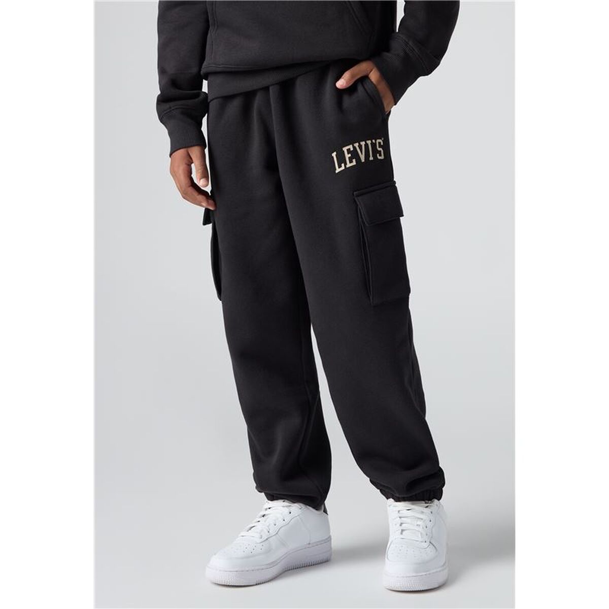 Pantaloni Sport pentru Copii Levi's Jogger Negru