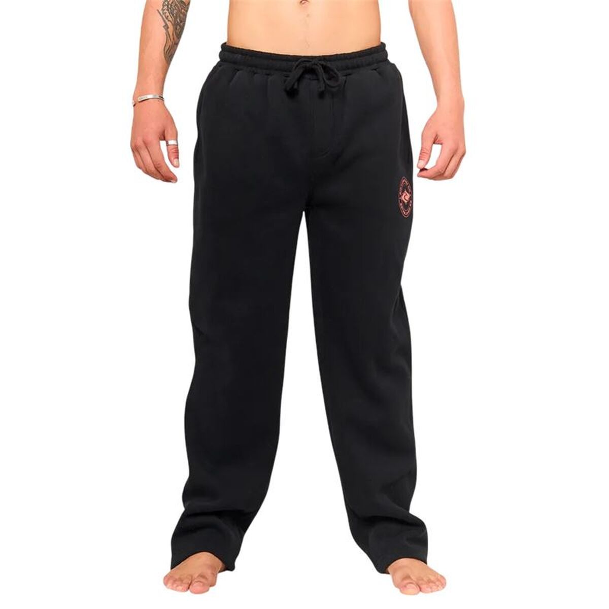 Pantaloni lungi de sport Rip Curl Stapler Trackpant Negru Bărbați