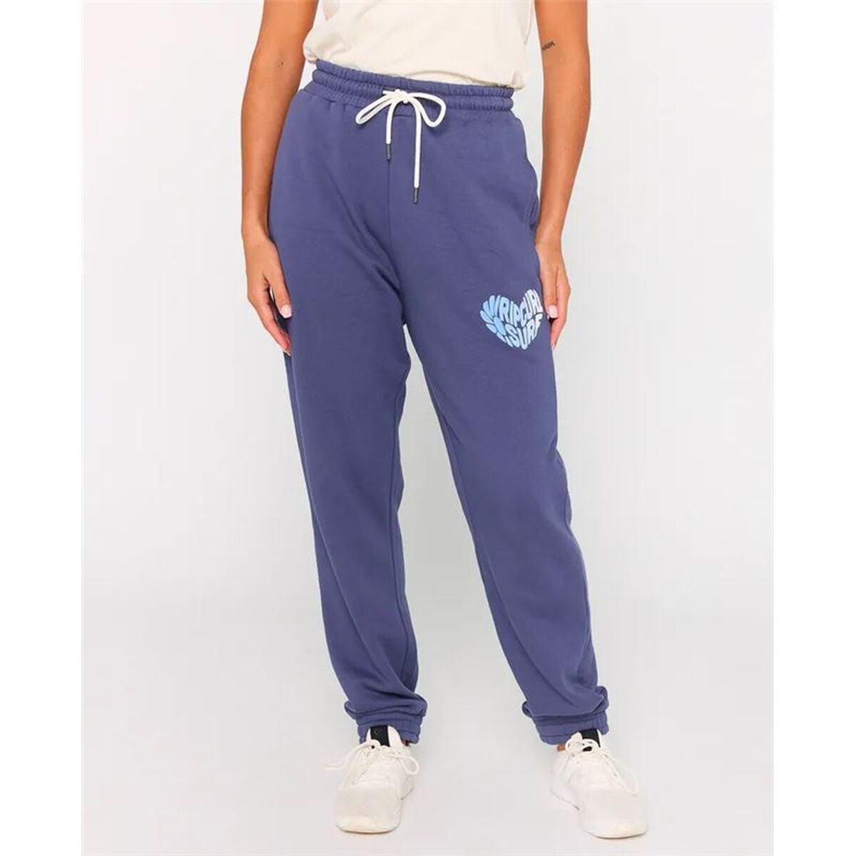 Pantaloni lungi de sport Rip Curl Heart Fleece Trackpant Albastru Femeie